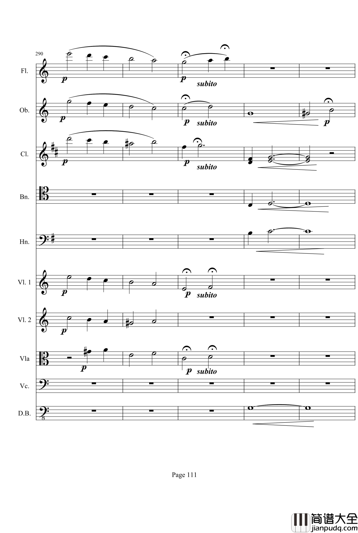奏鸣曲之交响钢琴谱_第21首_Ⅰ_贝多芬_beethoven