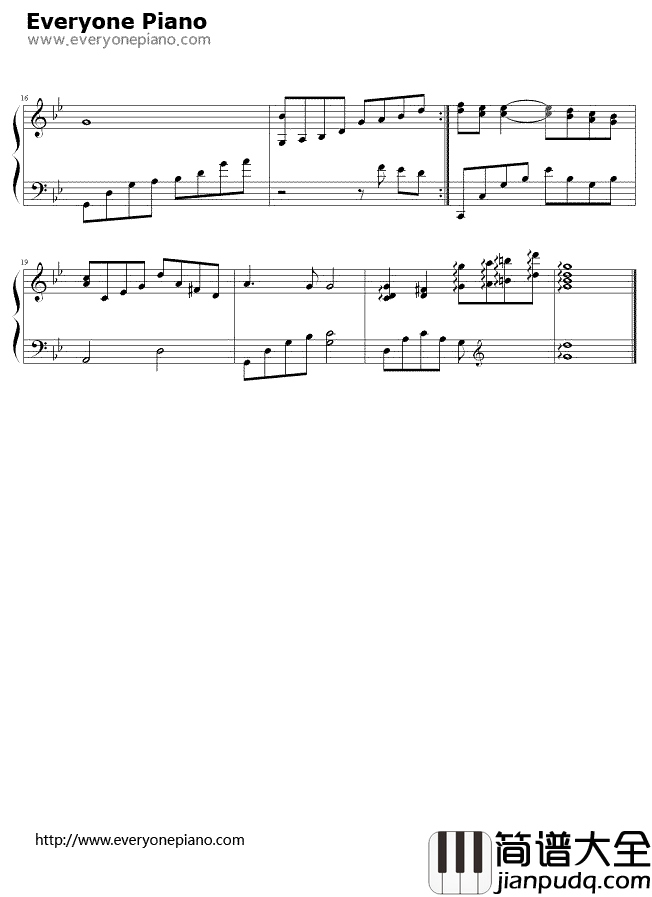 乡愁钢琴谱_理查德·克莱德曼Richard_Clayderman_思乡曲_Nostalgy