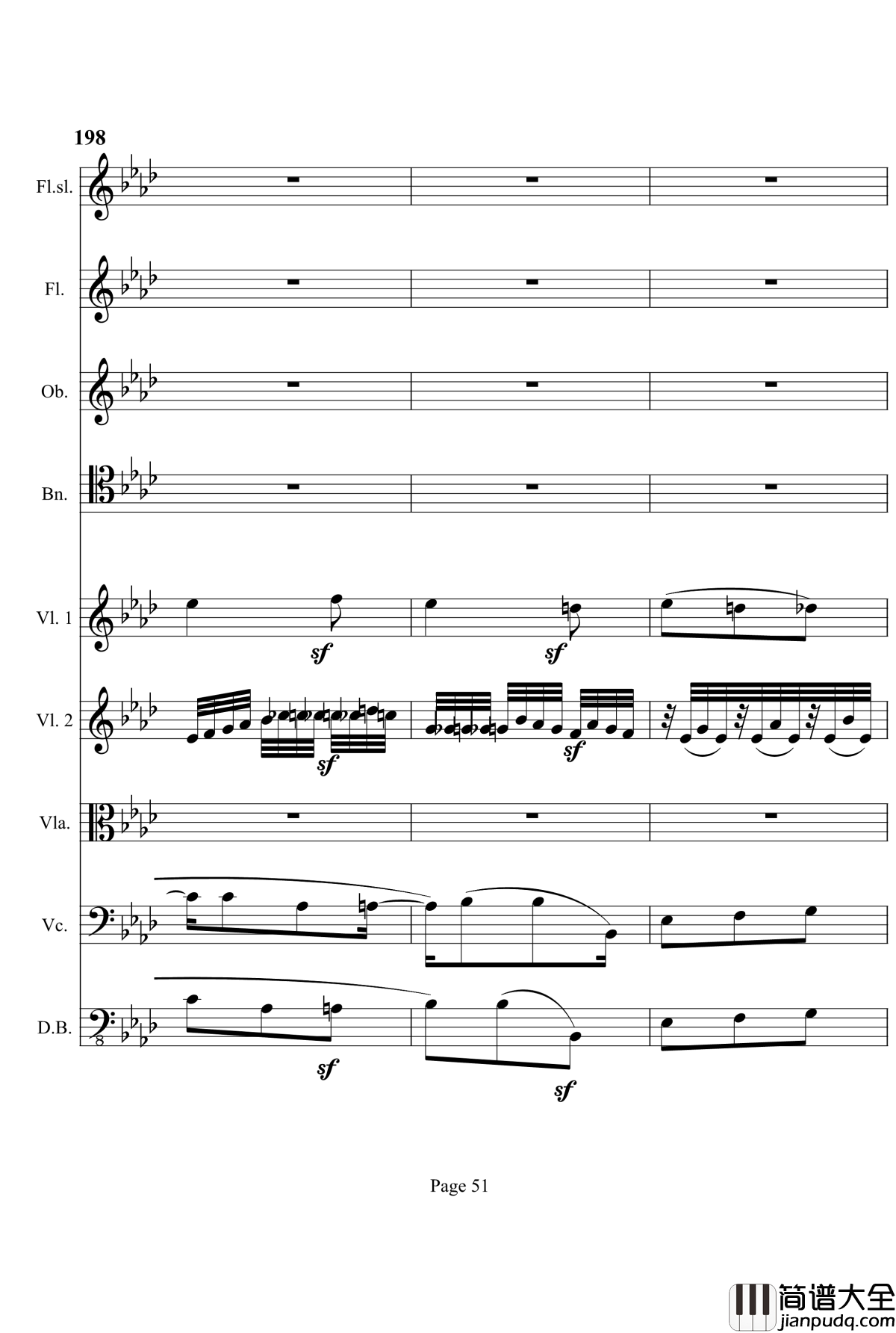奏鸣曲之交响钢琴谱_第12首_Ⅰ_贝多芬_beethoven