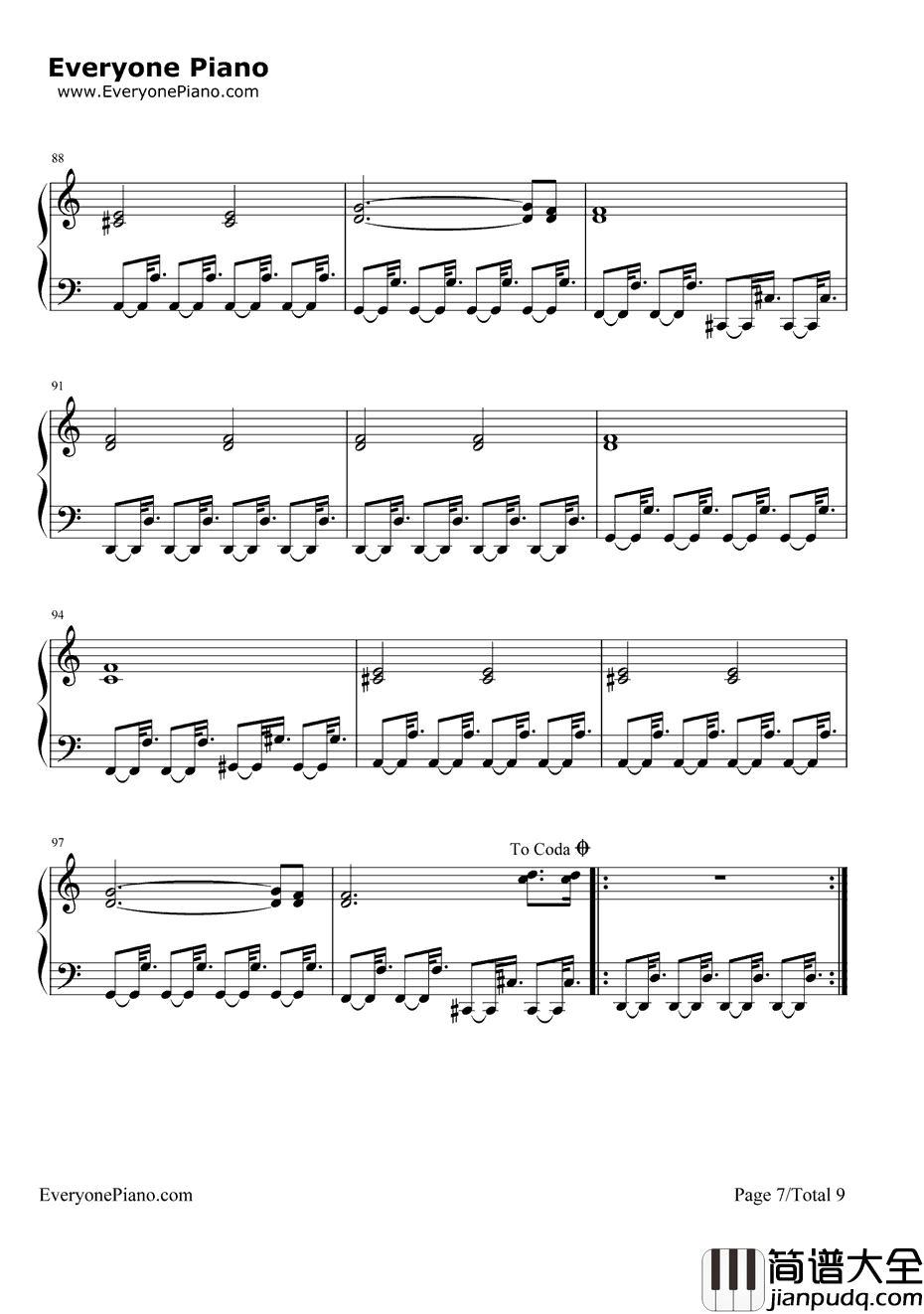 Uprising钢琴谱_Muse