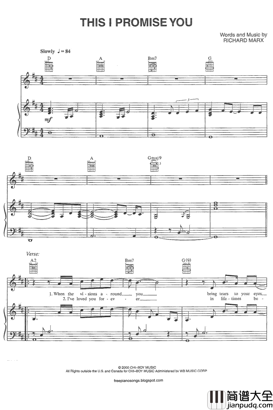 This_I_Promise_You钢琴谱_NSYNC