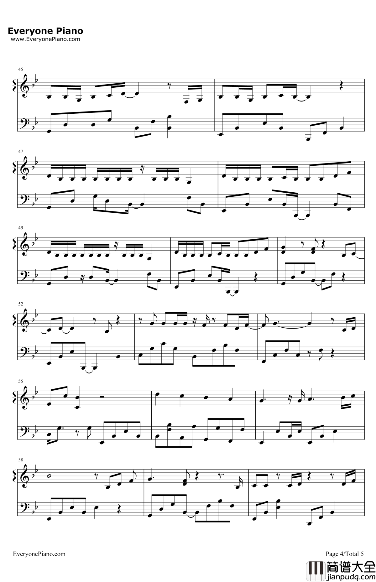 SeeYouAgain钢琴谱_WizKhalifaCharliePuth_速度与激情7主题曲