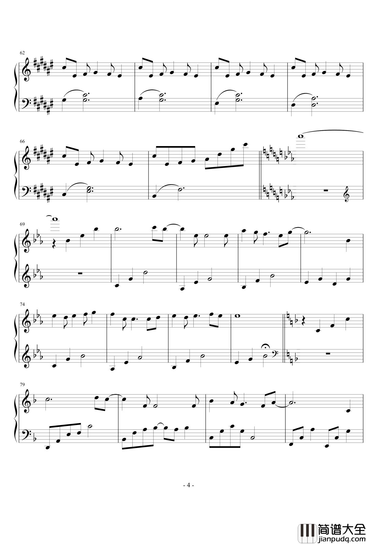 星屑钢琴谱_Key_Sounds_Label