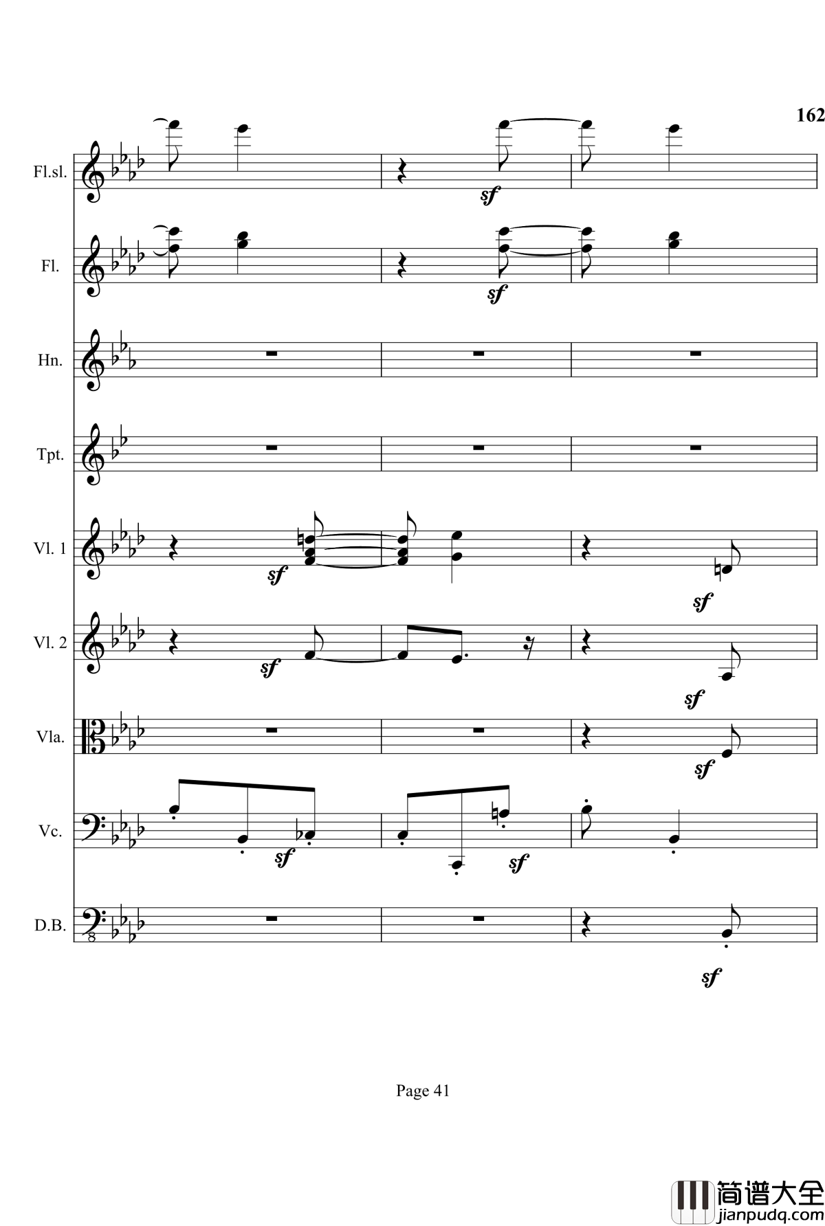 奏鸣曲之交响钢琴谱_第12首_Ⅰ_贝多芬_beethoven