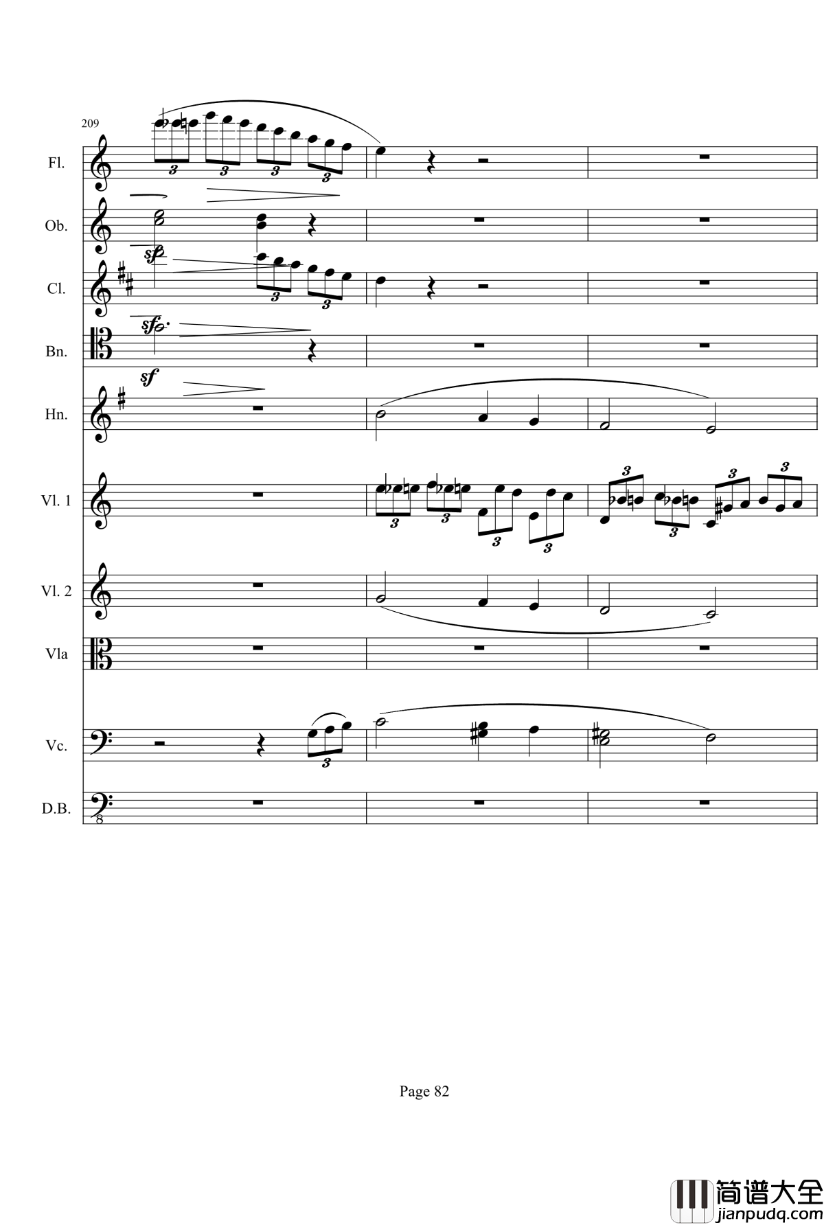 奏鸣曲之交响钢琴谱_第21_Ⅰ_贝多芬_beethoven