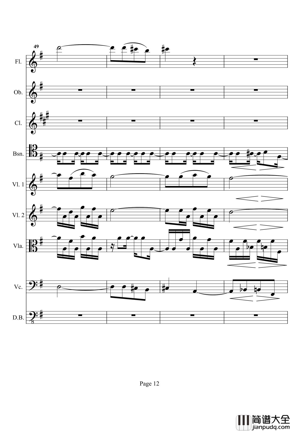 奏鸣曲之交响钢琴谱__第十首_Ⅰ_贝多芬_beethoven