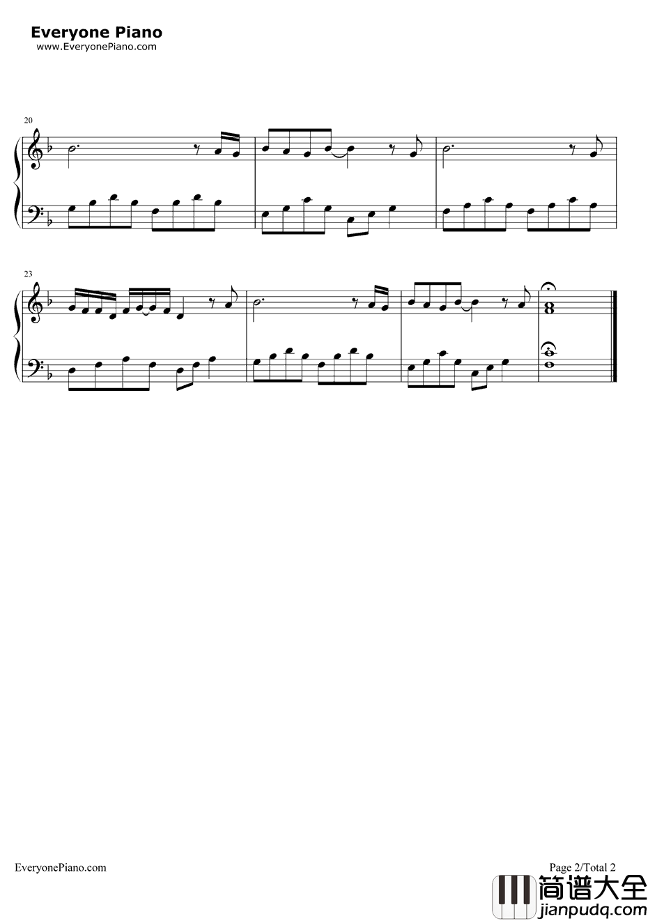 WithoutYou钢琴谱_MariahCarey