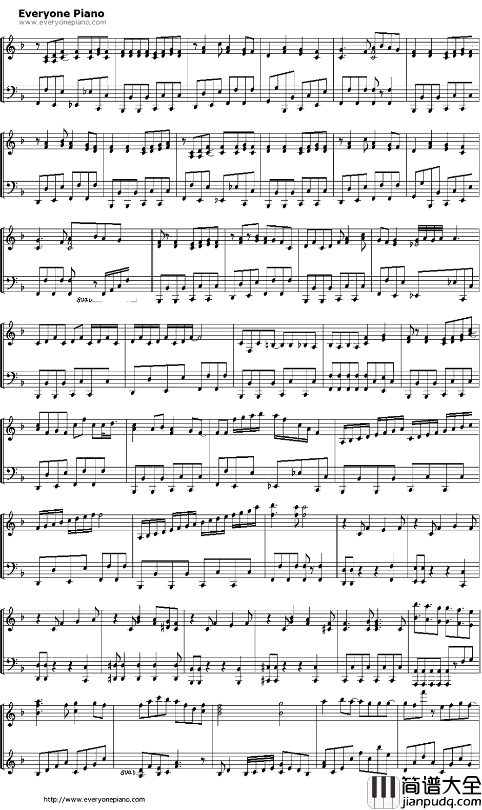 メランコリック钢琴谱_镜音リン