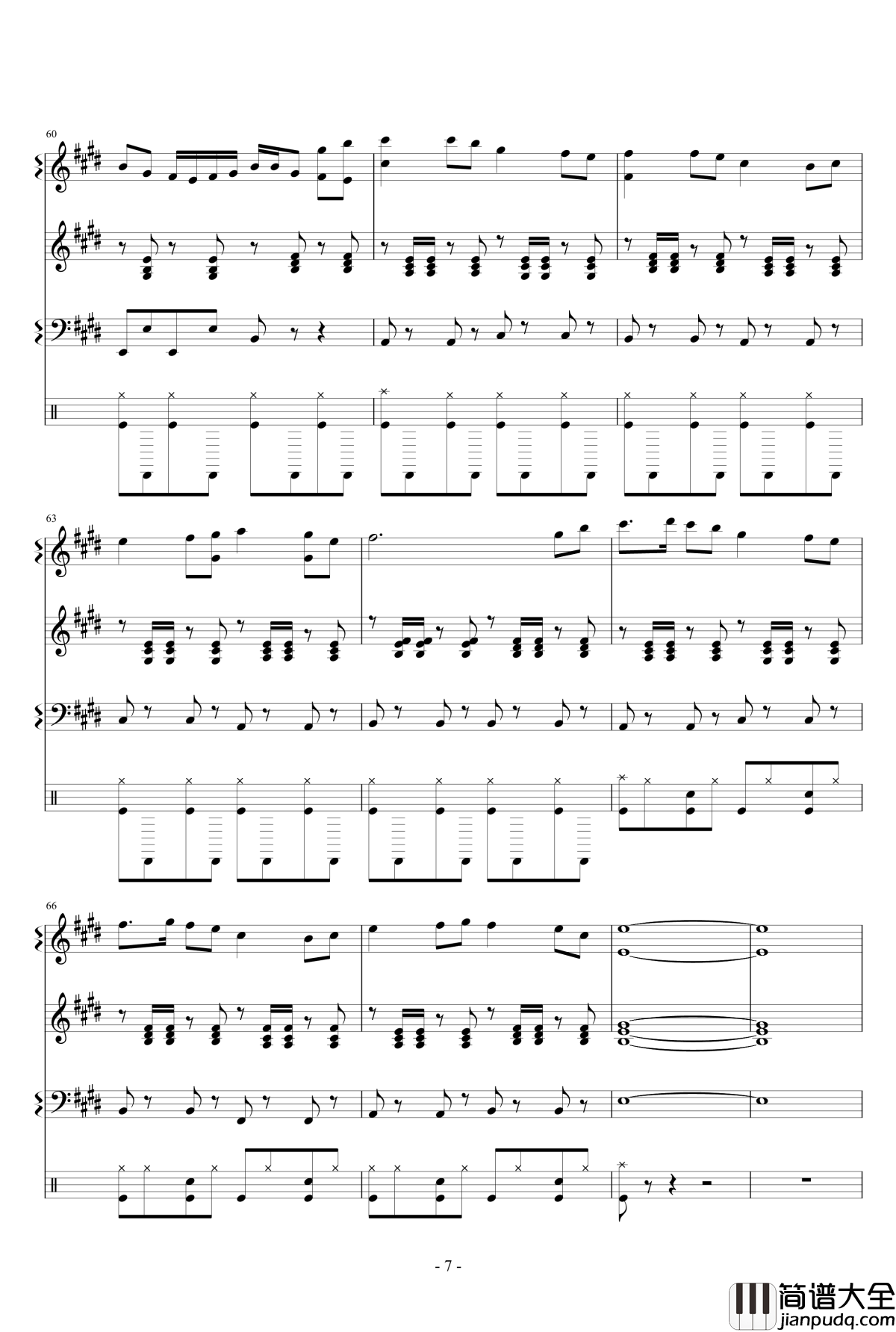 Monody钢琴谱_TheFatRat
