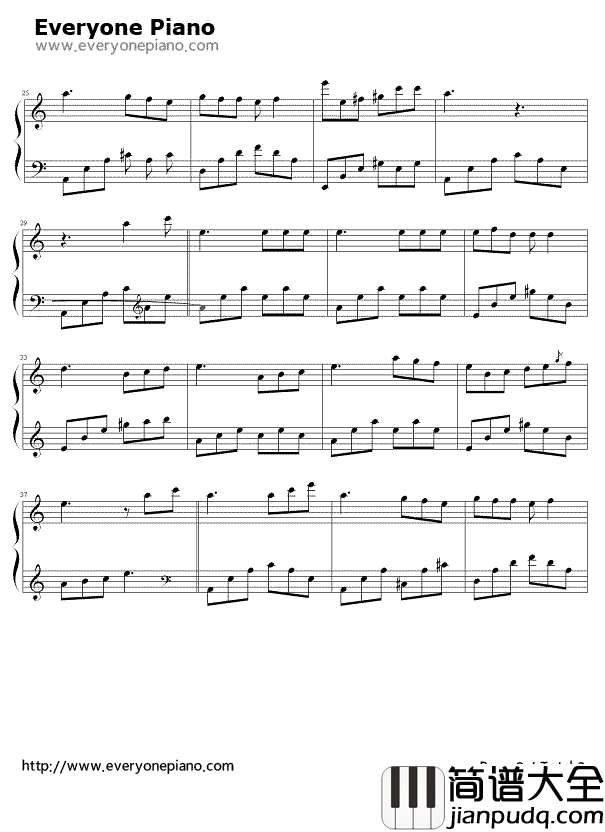 怀念的山谷钢琴谱_理查德·克莱德曼Richard_Clayderman