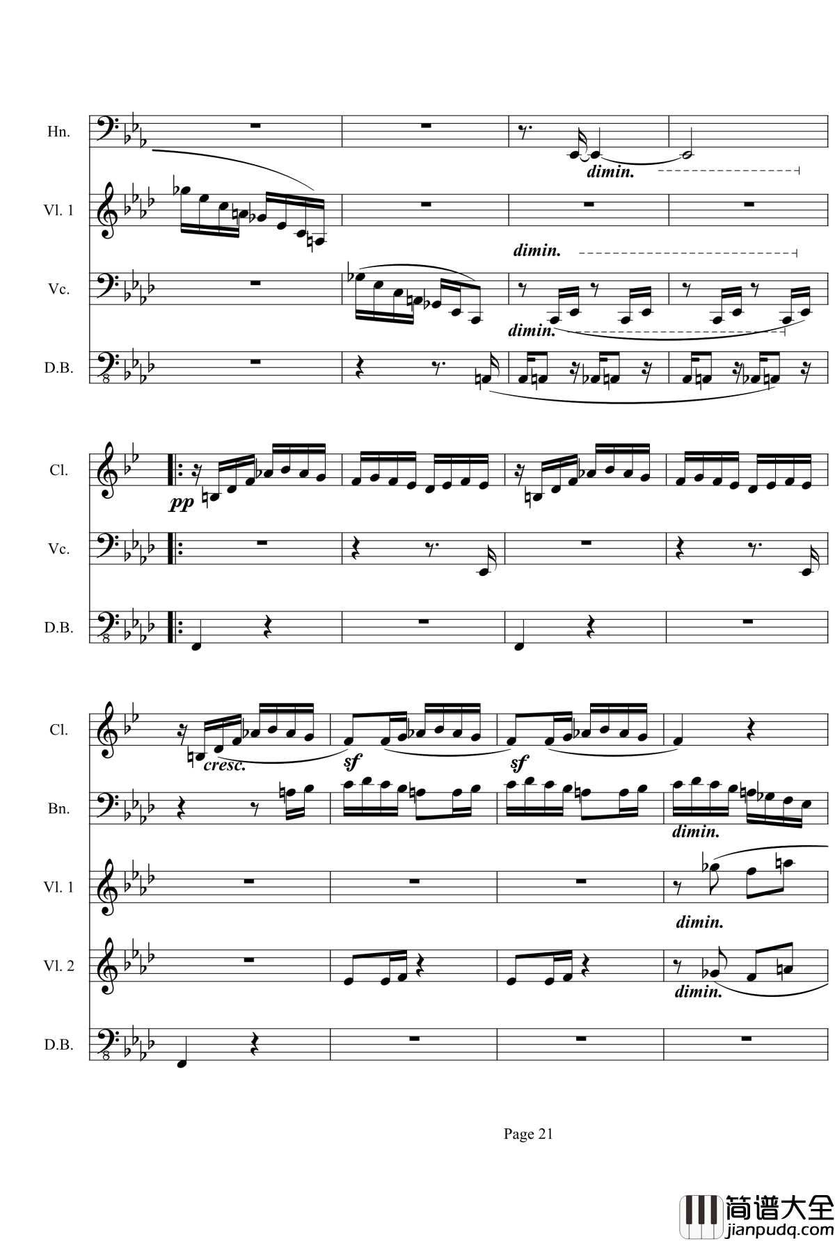 奏鸣曲之交响第23首Ⅲ钢琴谱__贝多芬_beethoven