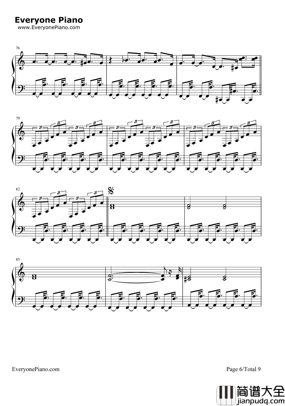 Uprising钢琴谱_Muse
