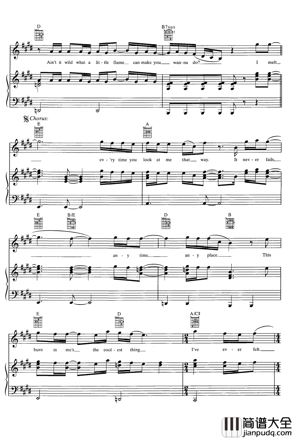 I_Melt钢琴谱_RascalFlatts