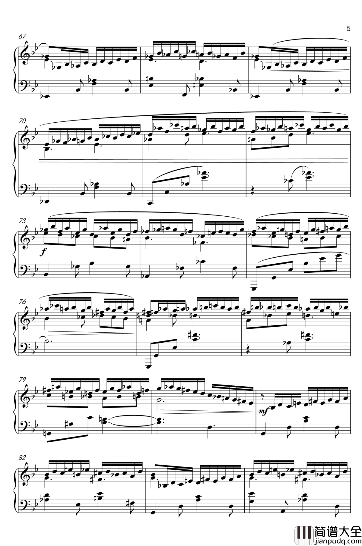 op3no4钢琴谱_即兴曲，钢琴曲4首_榕剑