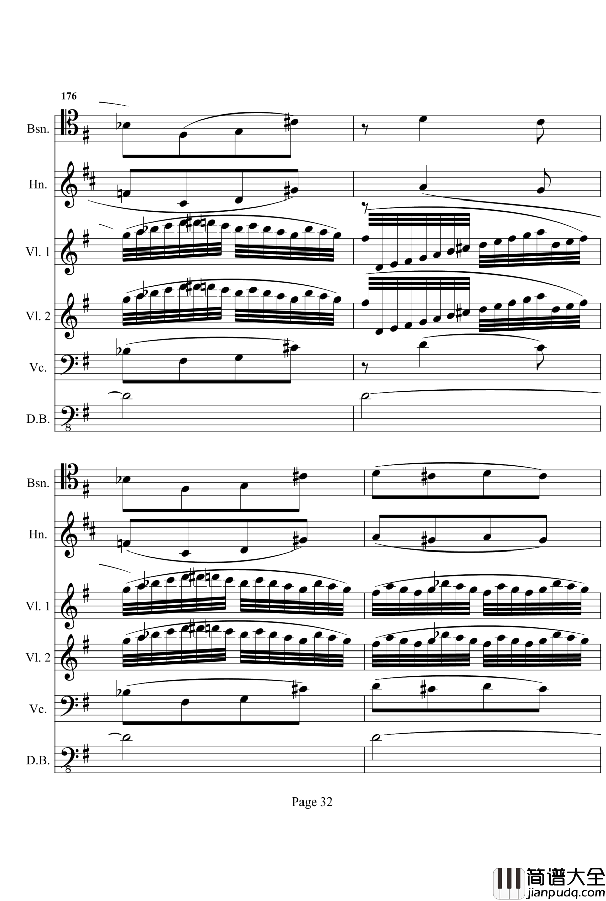 奏鸣曲之交响钢琴谱__第十首_Ⅰ_贝多芬_beethoven