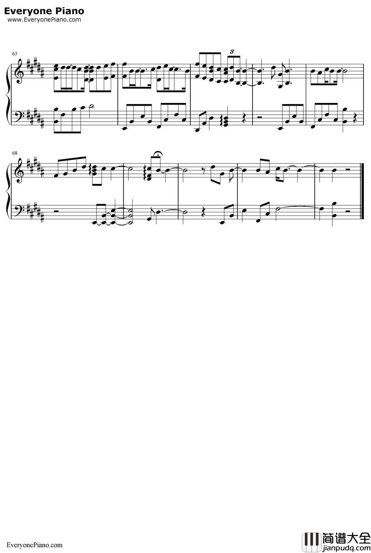 梦钢琴谱_王博文_不可抗力之男仆的秘密插曲