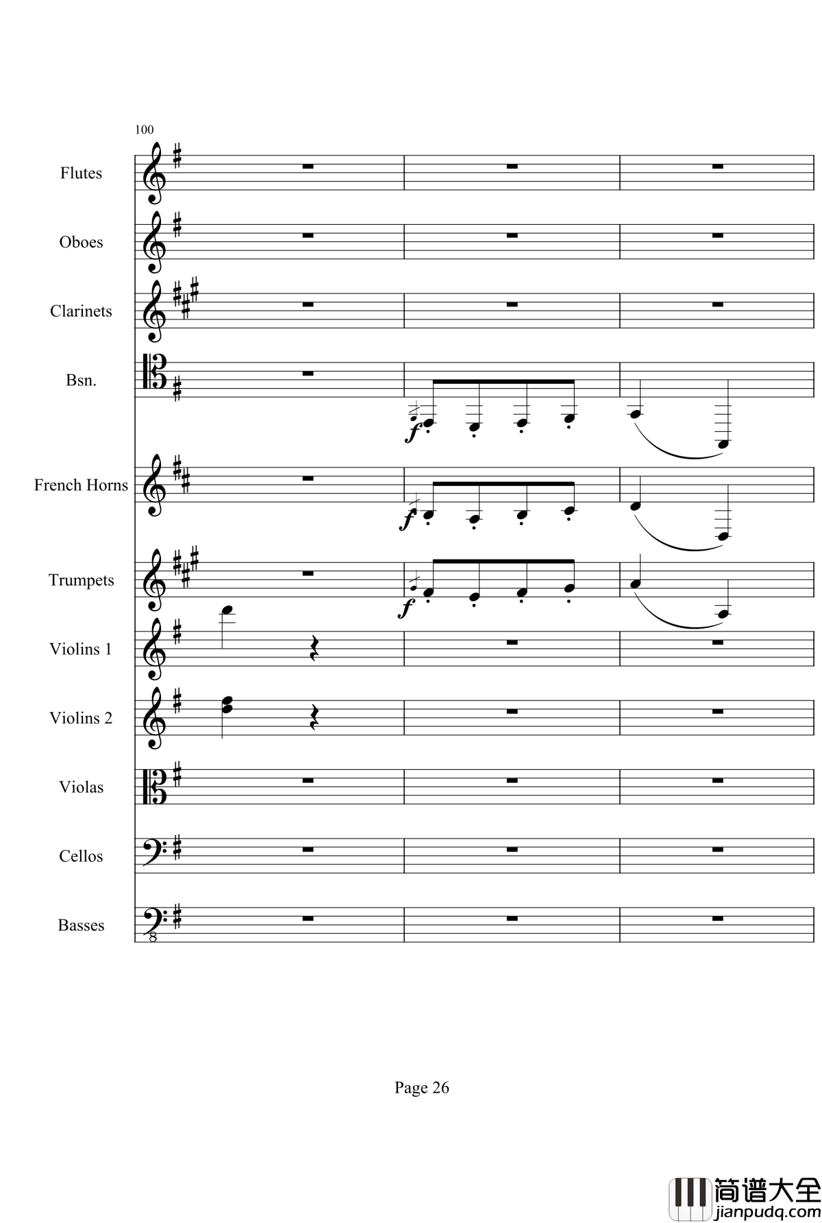 奏鸣曲之交响钢琴谱_第25首_Ⅲ_贝多芬_beethoven