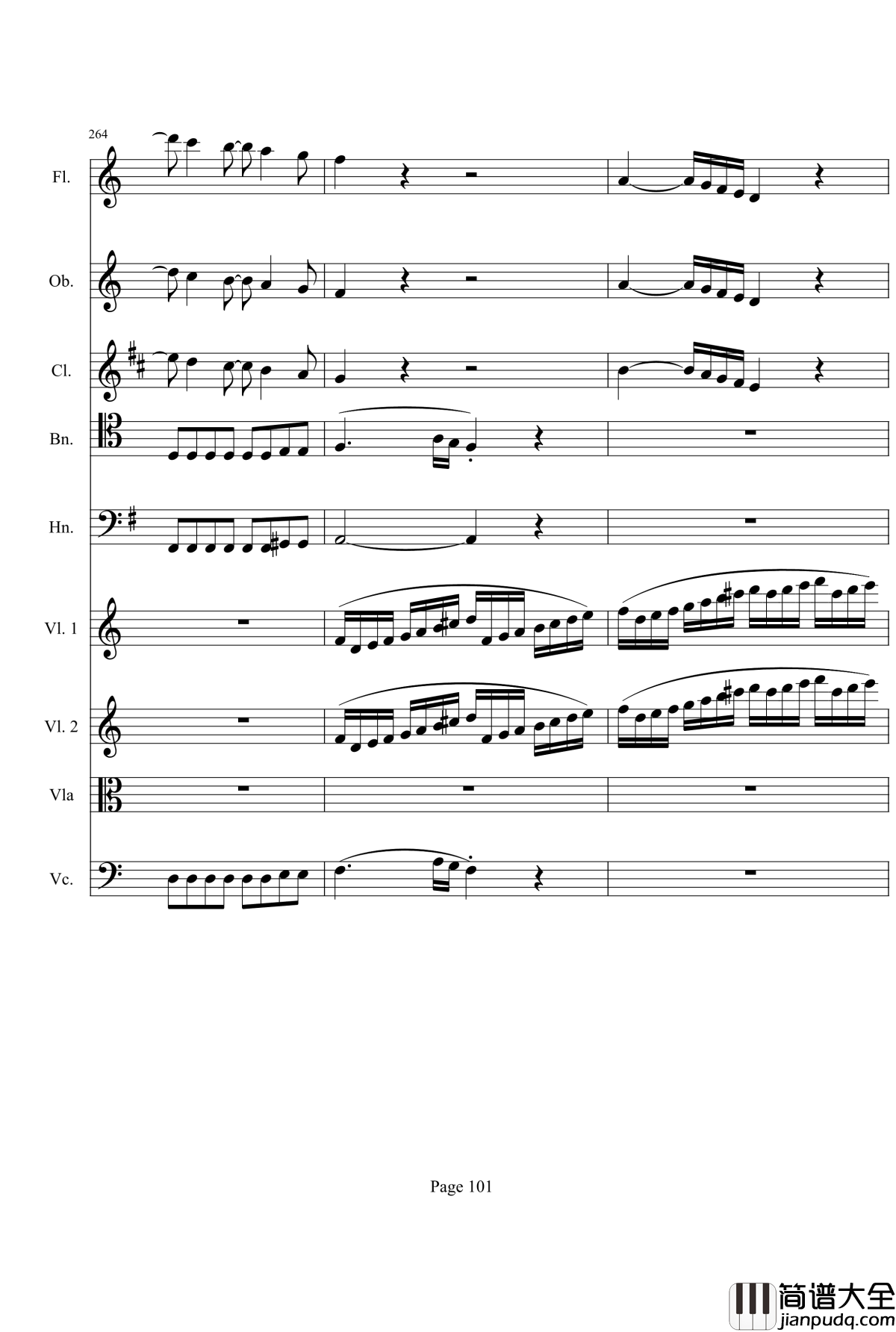 奏鸣曲之交响钢琴谱_第21_Ⅰ_贝多芬_beethoven