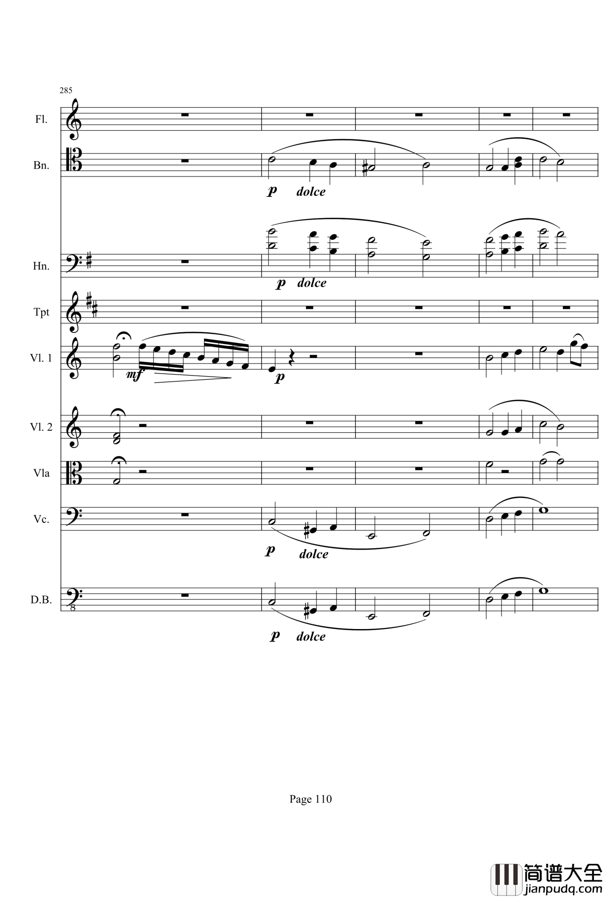 奏鸣曲之交响钢琴谱_第21_Ⅰ_贝多芬_beethoven