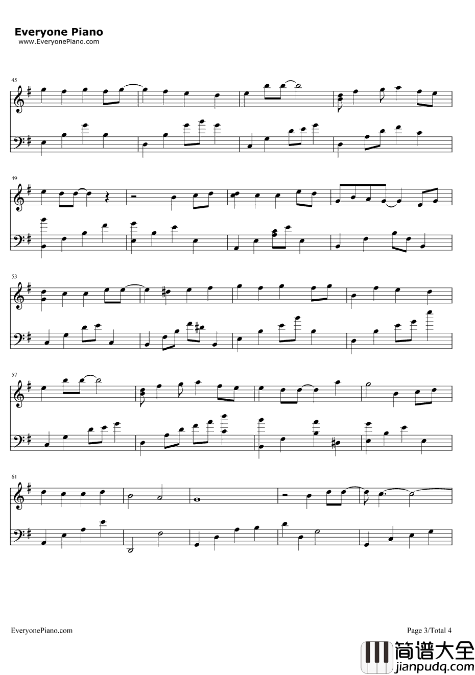 雪之华钢琴谱_朴孝信_对不起我爱你主题曲