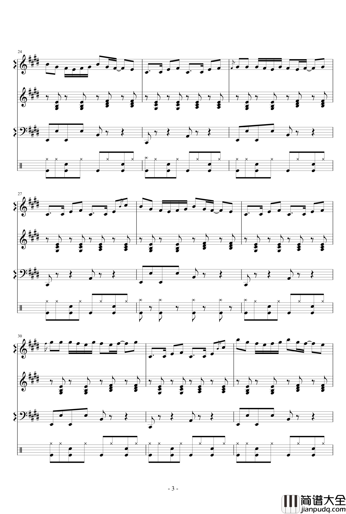 Monody钢琴谱_TheFatRat