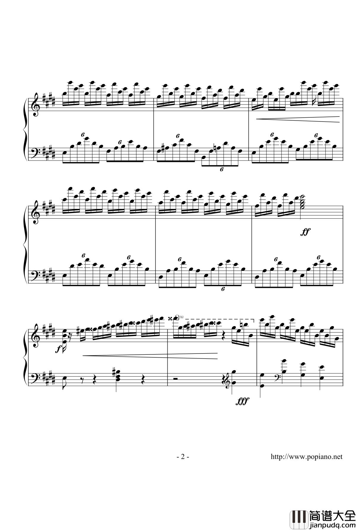 幻想即兴曲特别版钢琴谱_肖邦_chopin