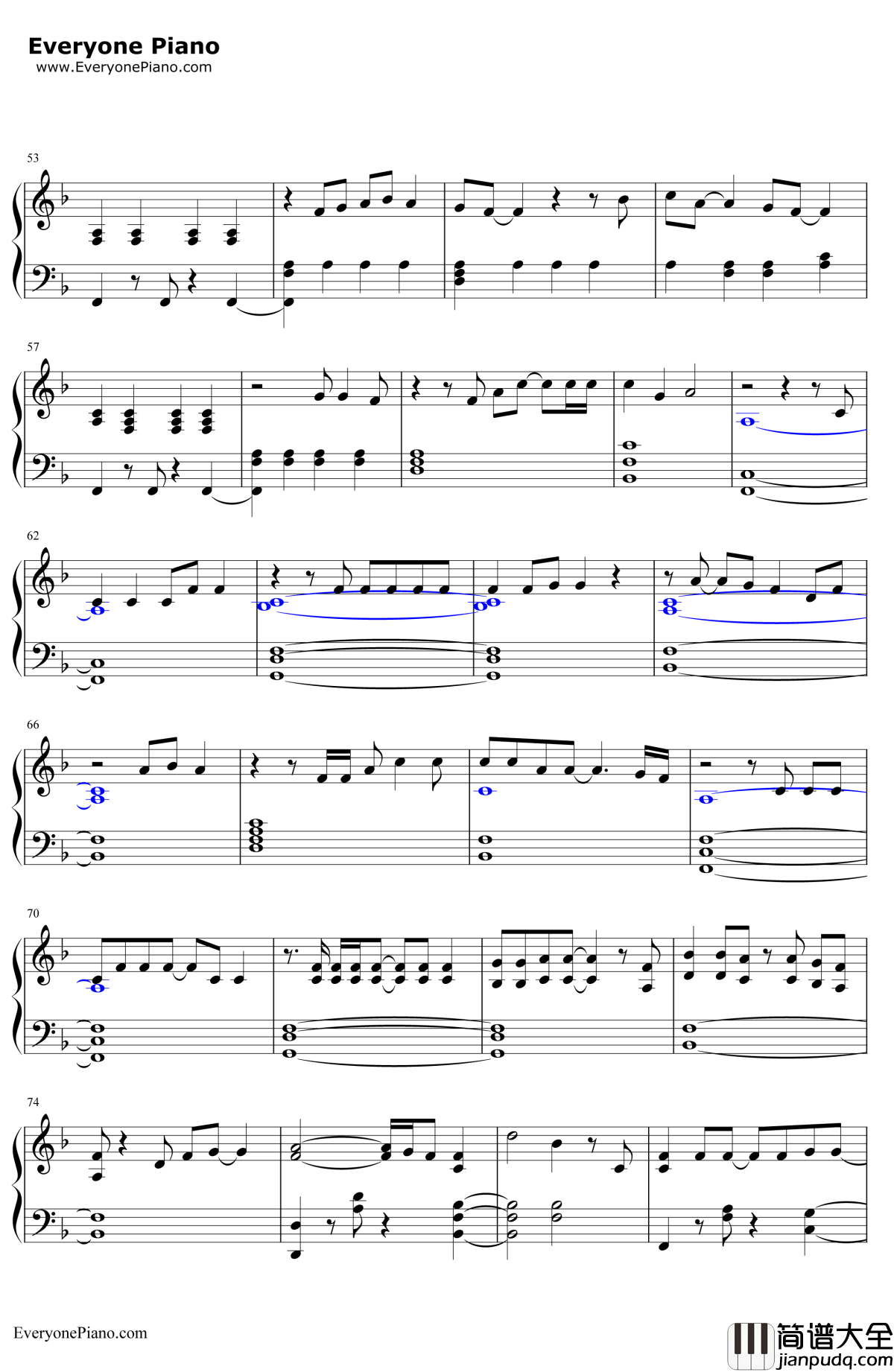 U.N.I.钢琴谱_EdSheeran