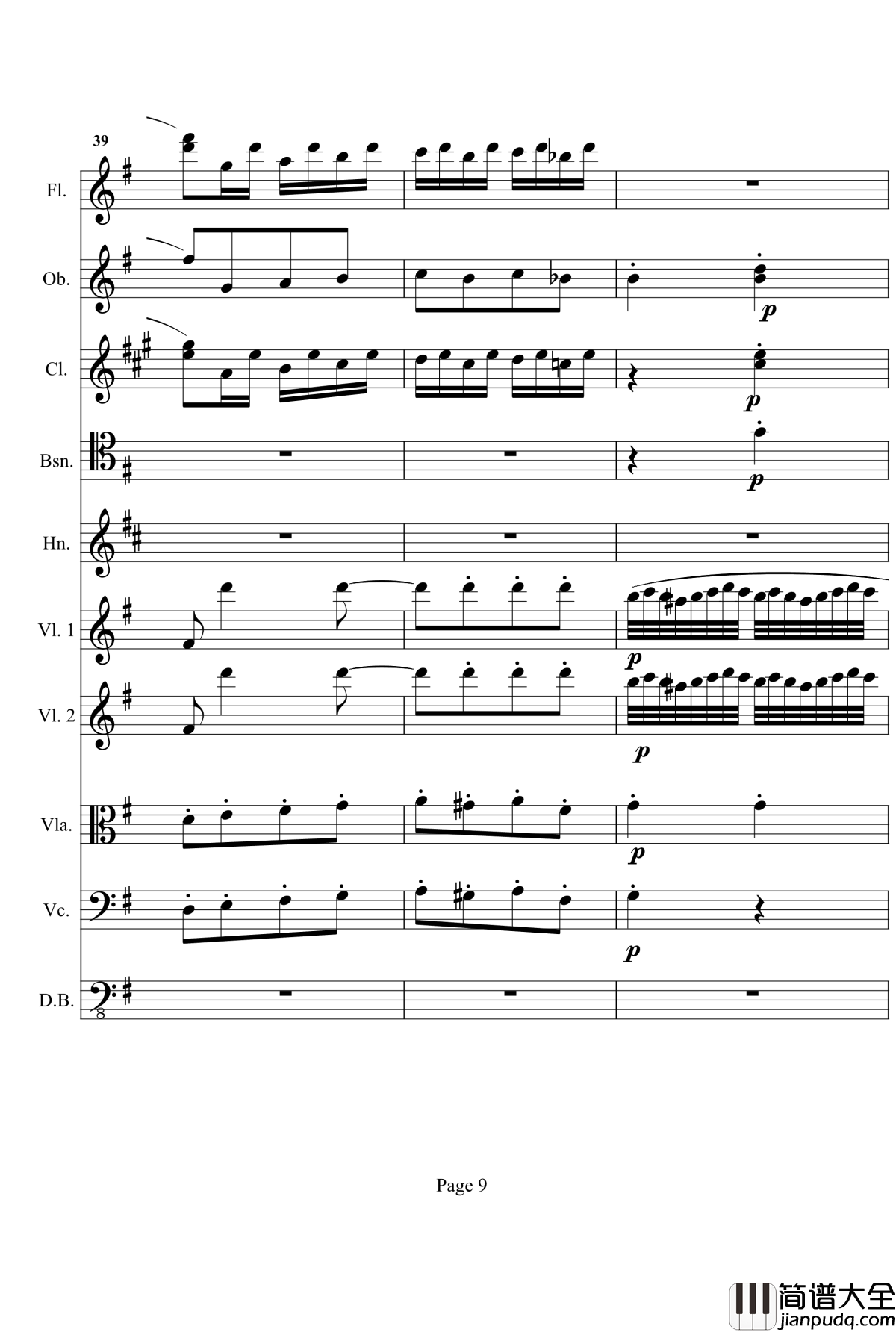 奏鸣曲之交响钢琴谱__第十首_Ⅰ_贝多芬_beethoven