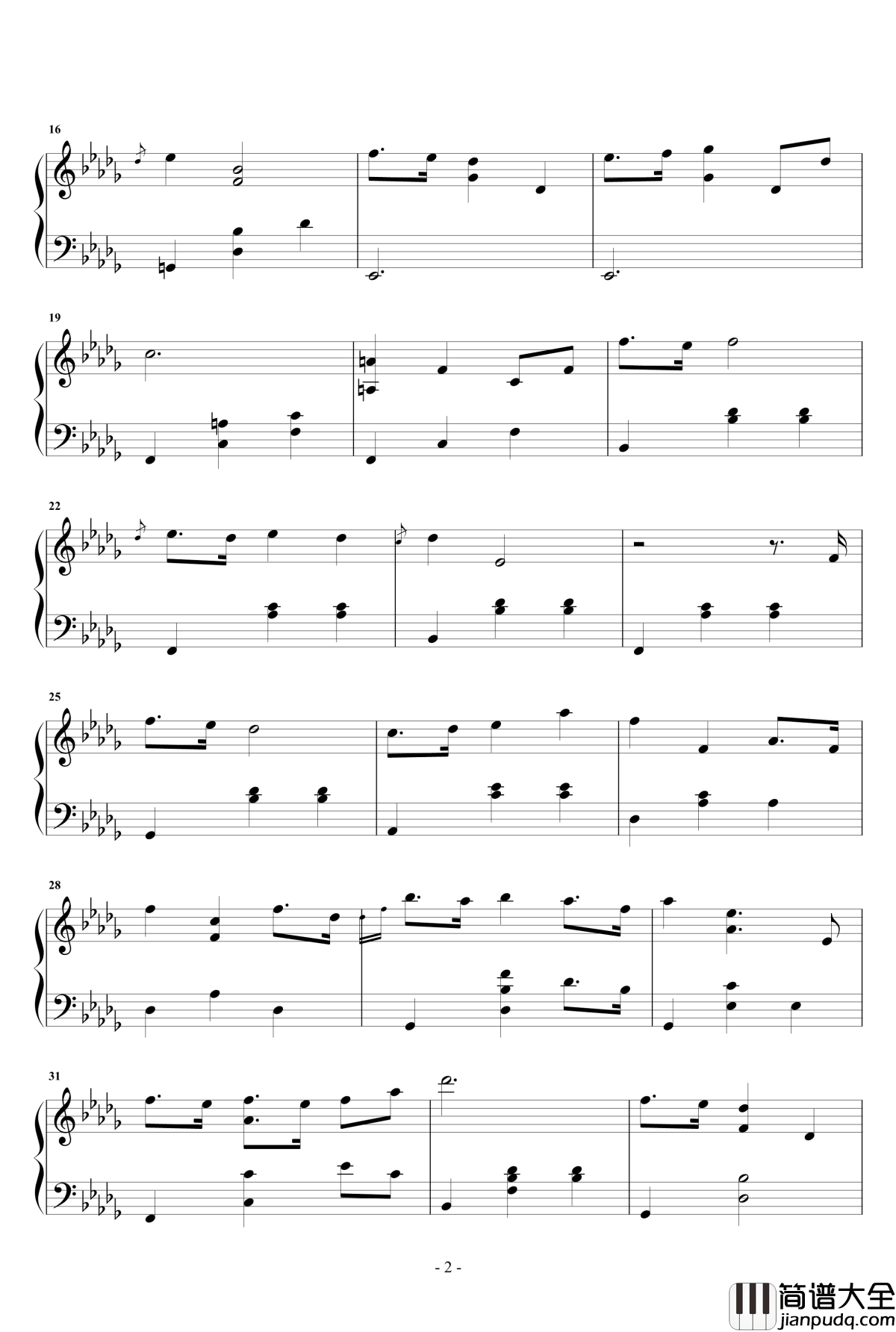 夏语钢琴谱_夜的钢琴曲IV_石进
