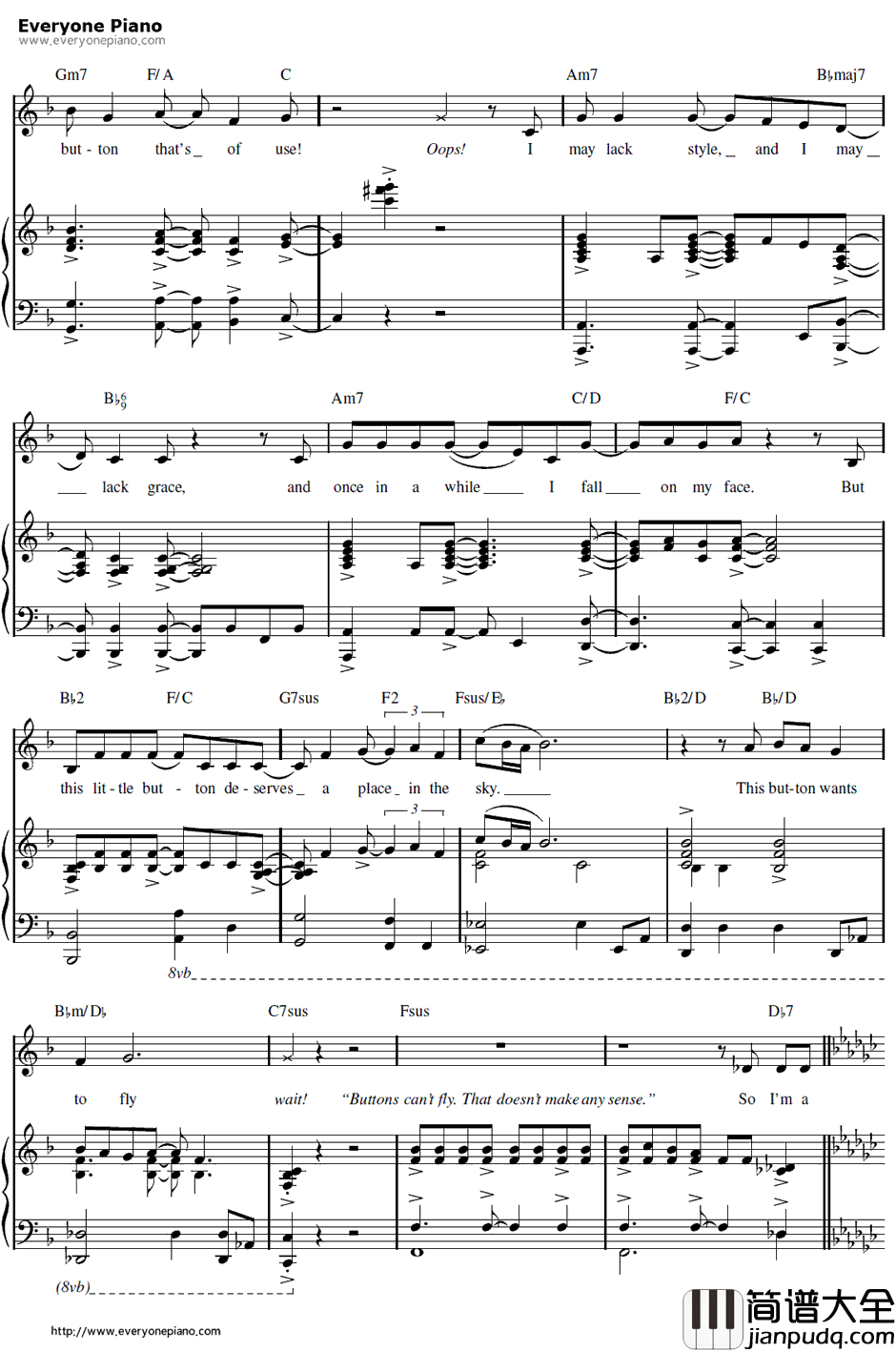 More_Than_Justthe_Spare钢琴谱_KristenAnderson_Lopez&RobertLopez_冰雪奇缘插曲