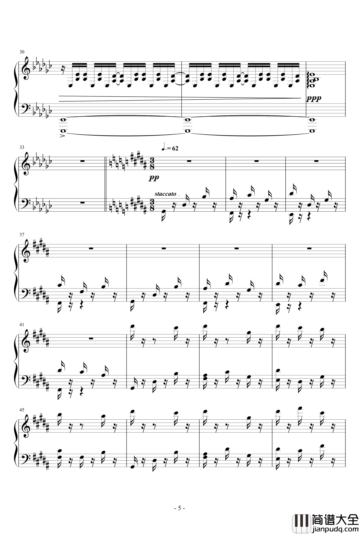 kouyou钢琴谱_Piano_Arrangement_Deemo