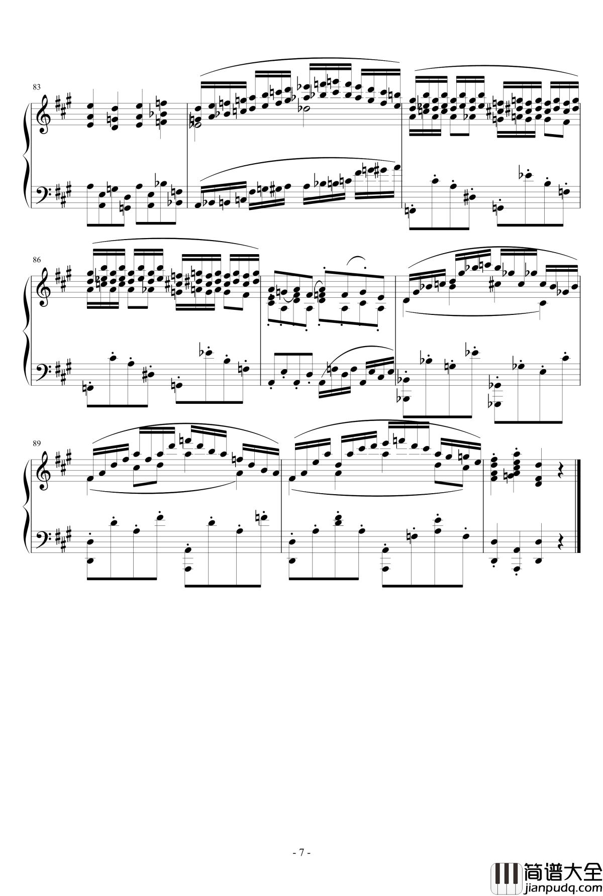 小温狂想曲_2.6钢琴谱_一个球