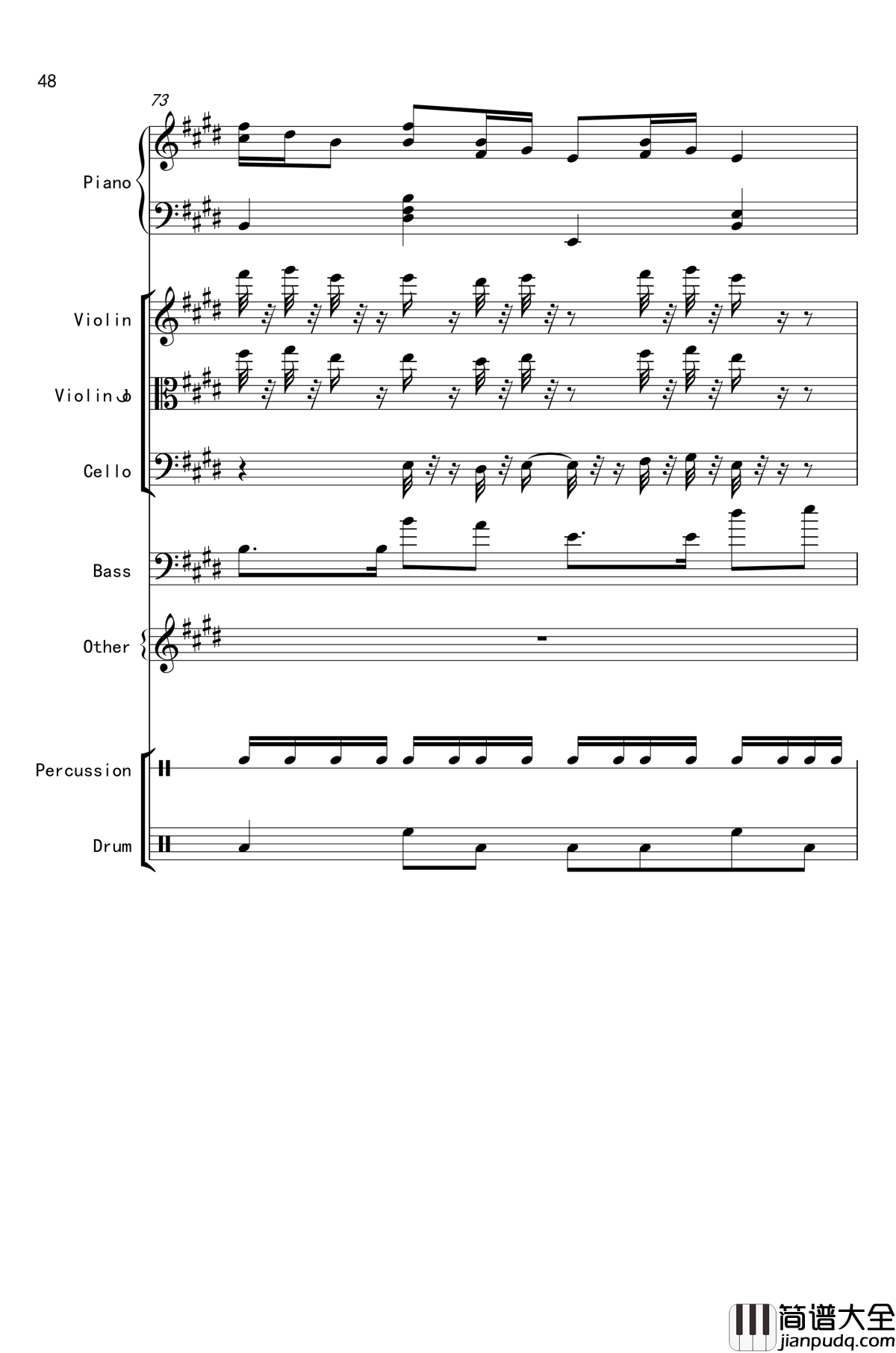 克罗地亚舞曲钢琴谱_马克西姆_Maksim·Mrvica