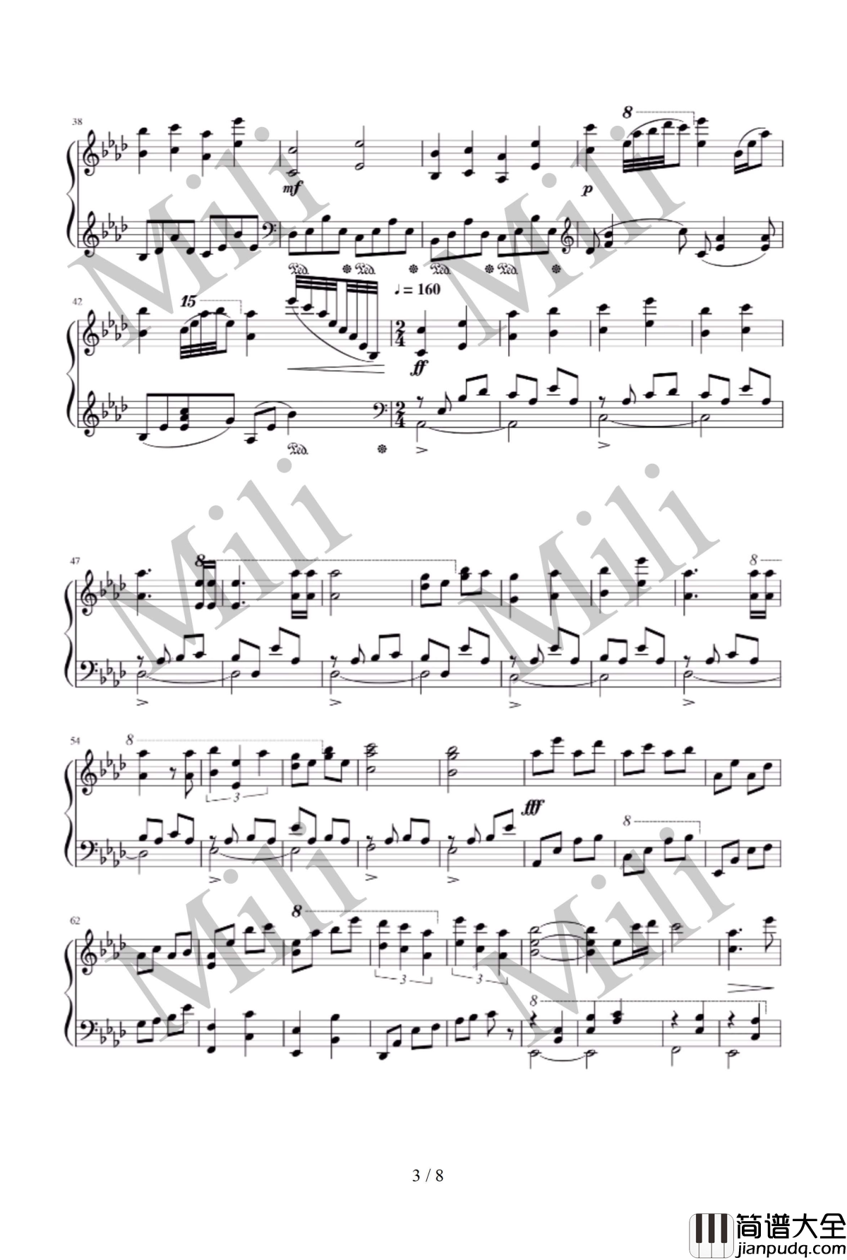 Ephemeral_Full_Version钢琴谱_Mili