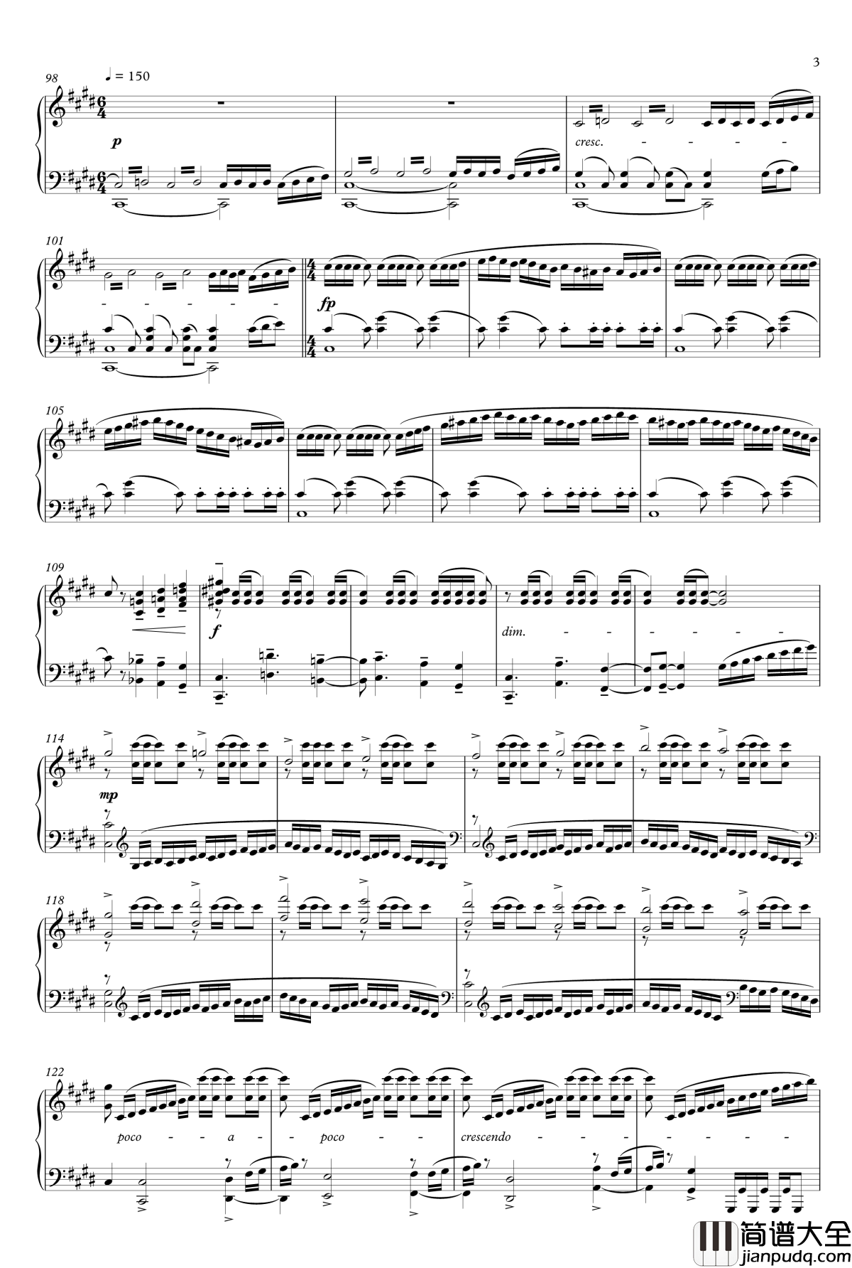 舰队OST串烧钢琴谱_钢琴版_Kancolle___Piano_Suite___Kantai_Collection_Animenz