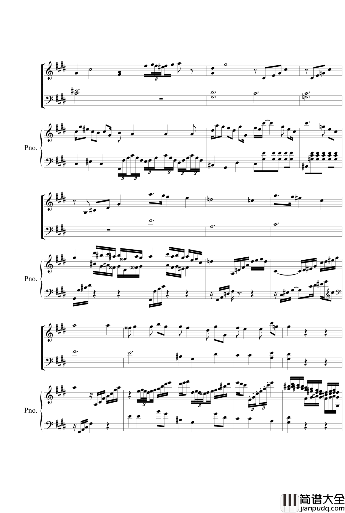 Piano_Concerto_No.2_钢琴谱_mov.2_nzh1934