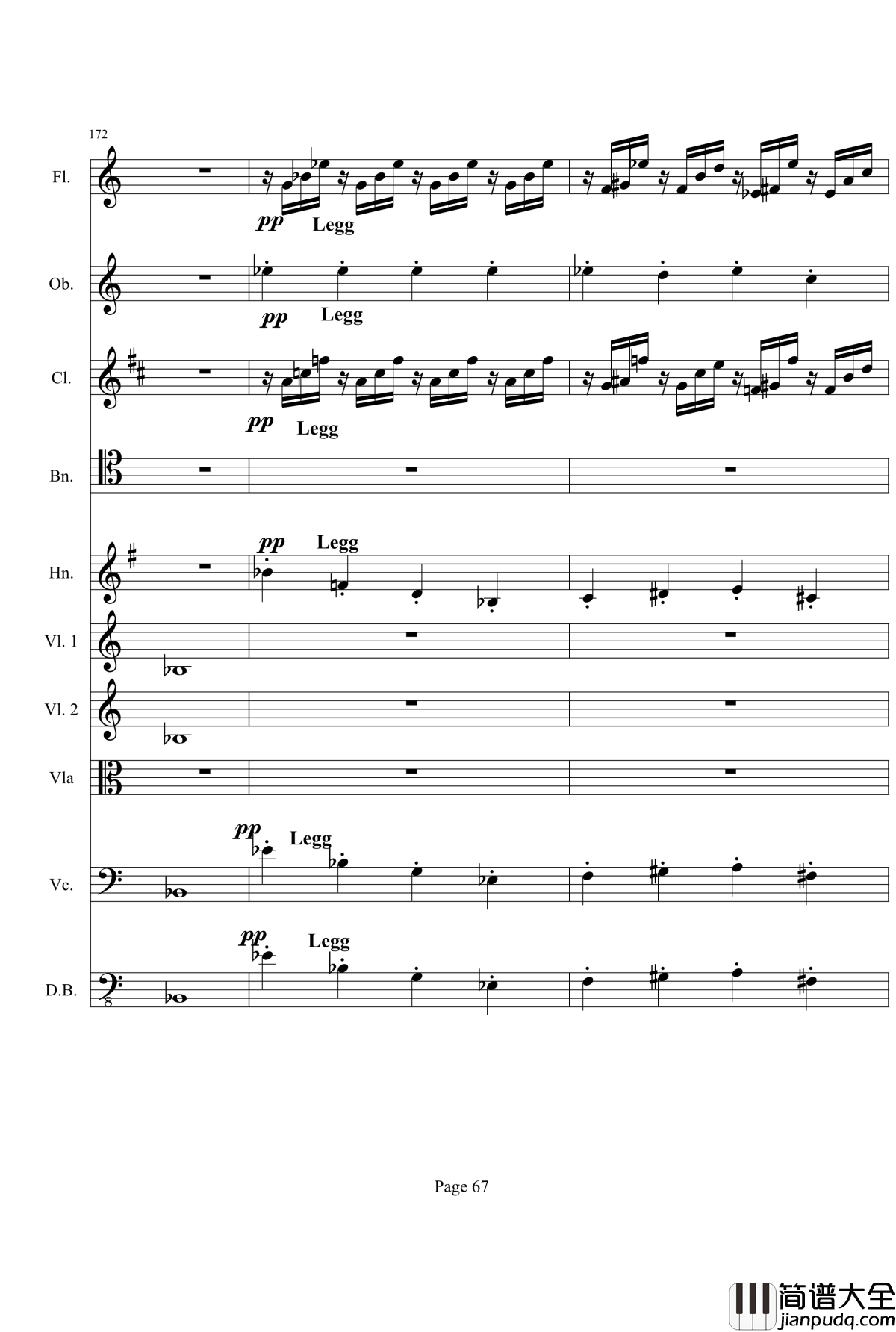 奏鸣曲之交响钢琴谱_第21_Ⅰ_贝多芬_beethoven
