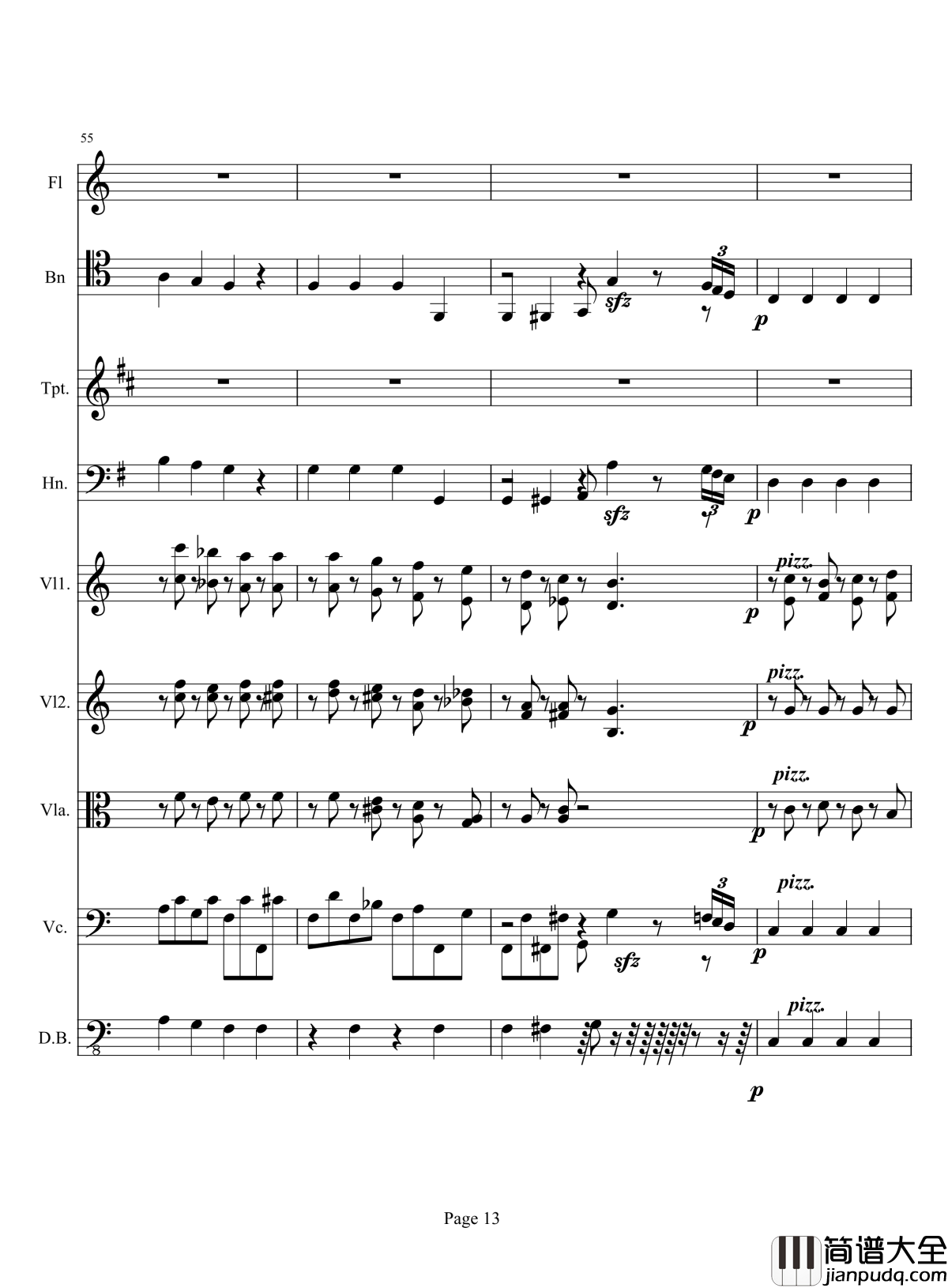 奏鸣曲之交响钢琴谱_第10首_2_贝多芬_beethoven