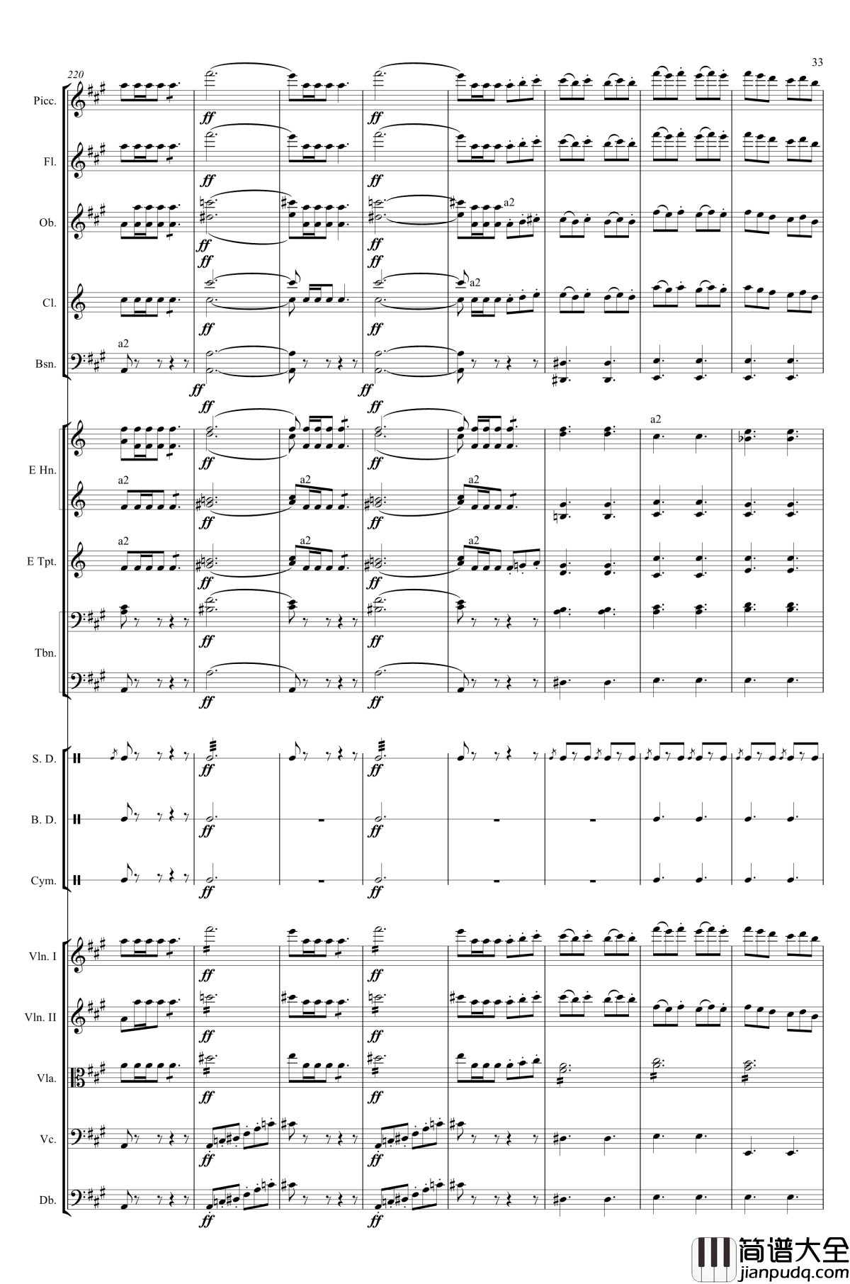 轻骑兵序曲钢琴谱_Franz_von_Suppe