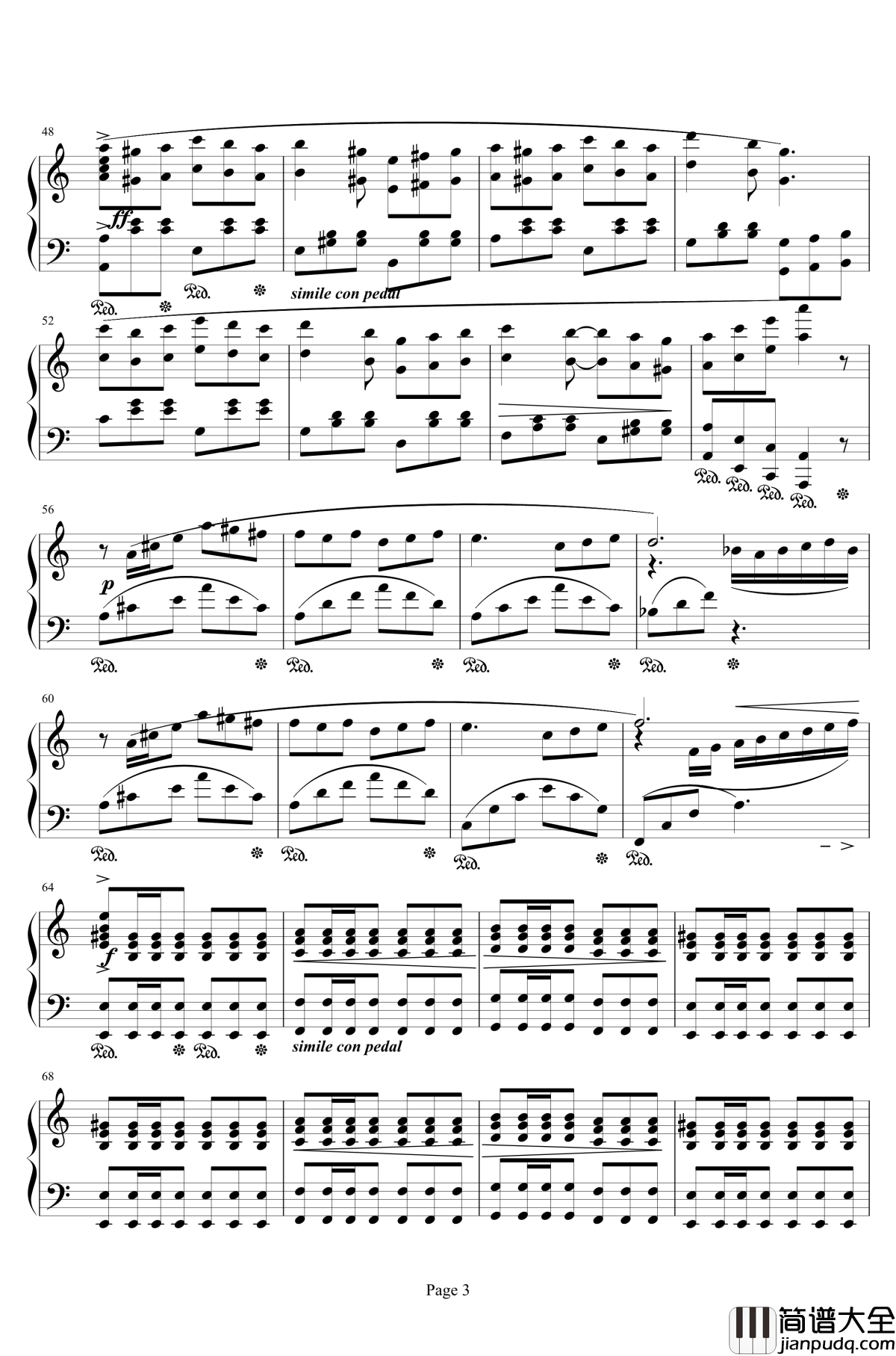 Vamo'alla_Flamenco钢琴谱_最终幻想