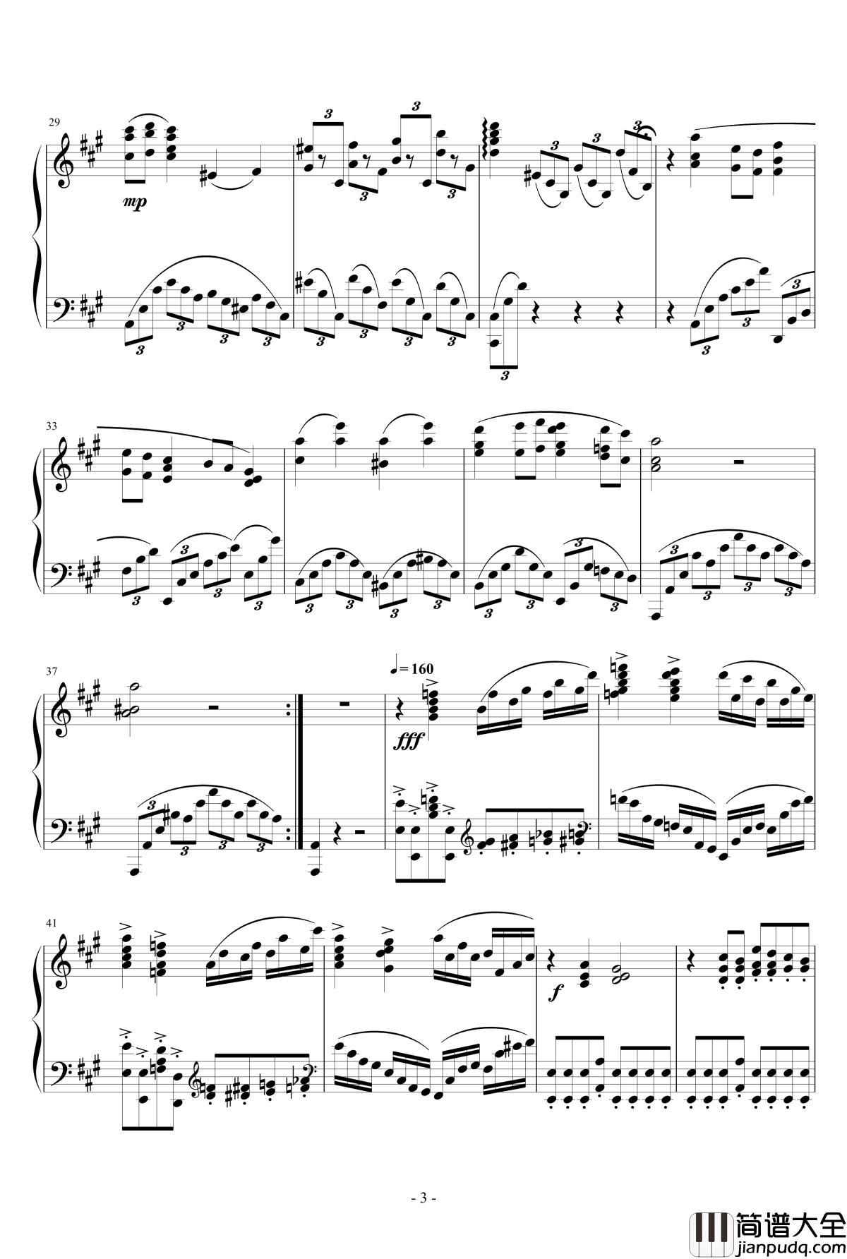 小温狂想曲_2.6钢琴谱_一个球