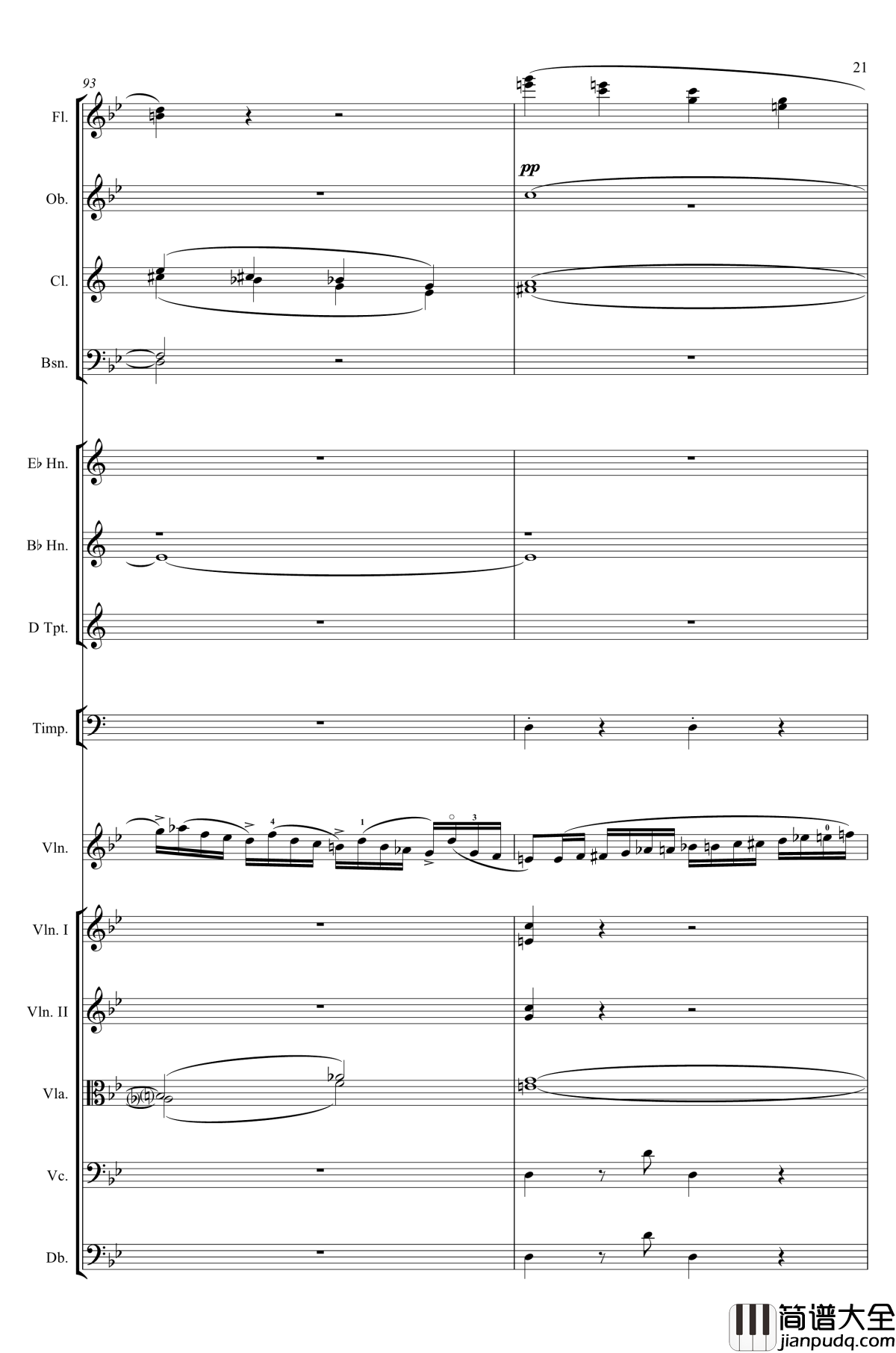 g小调第1小提琴协奏曲Op.26钢琴谱_第一乐章_Max_Bruch
