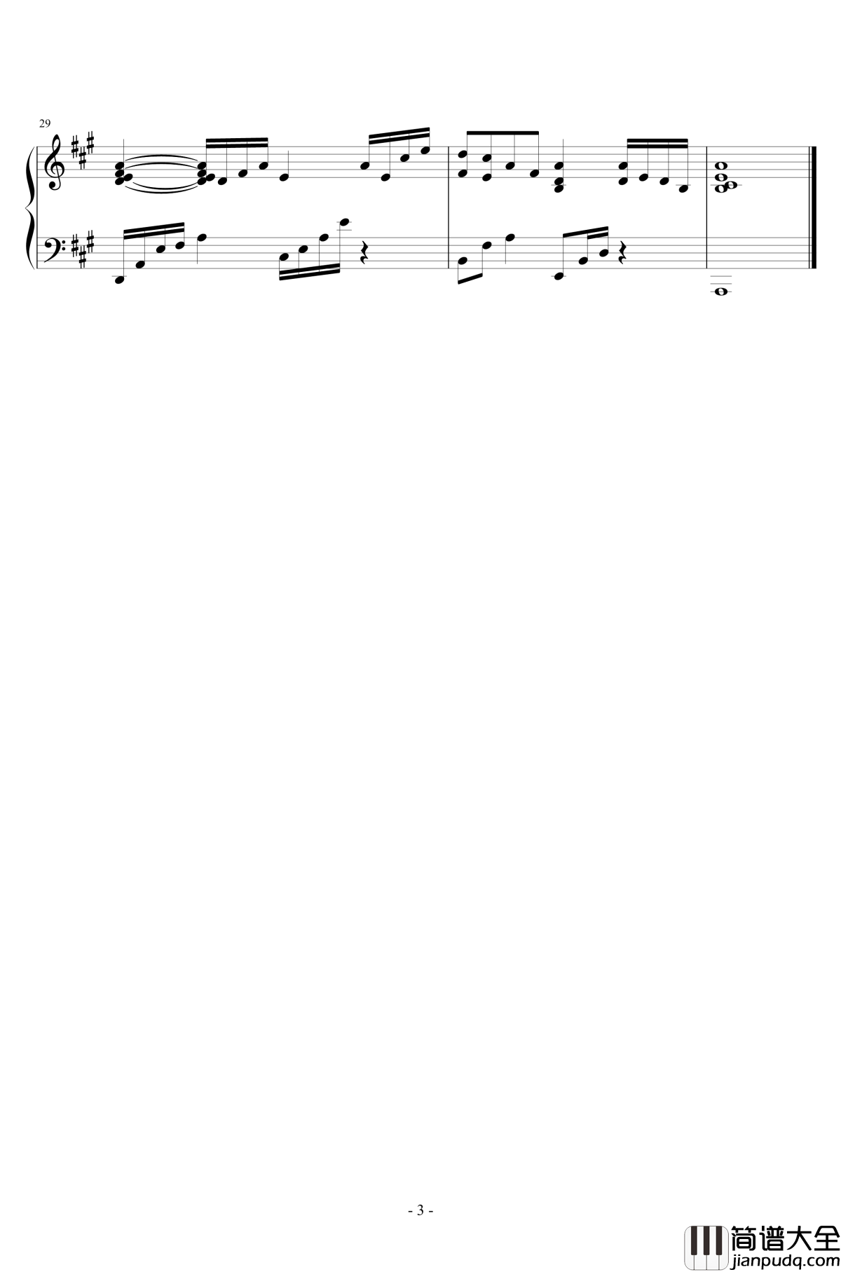 Inside_My_Heart钢琴谱_插曲_passengers