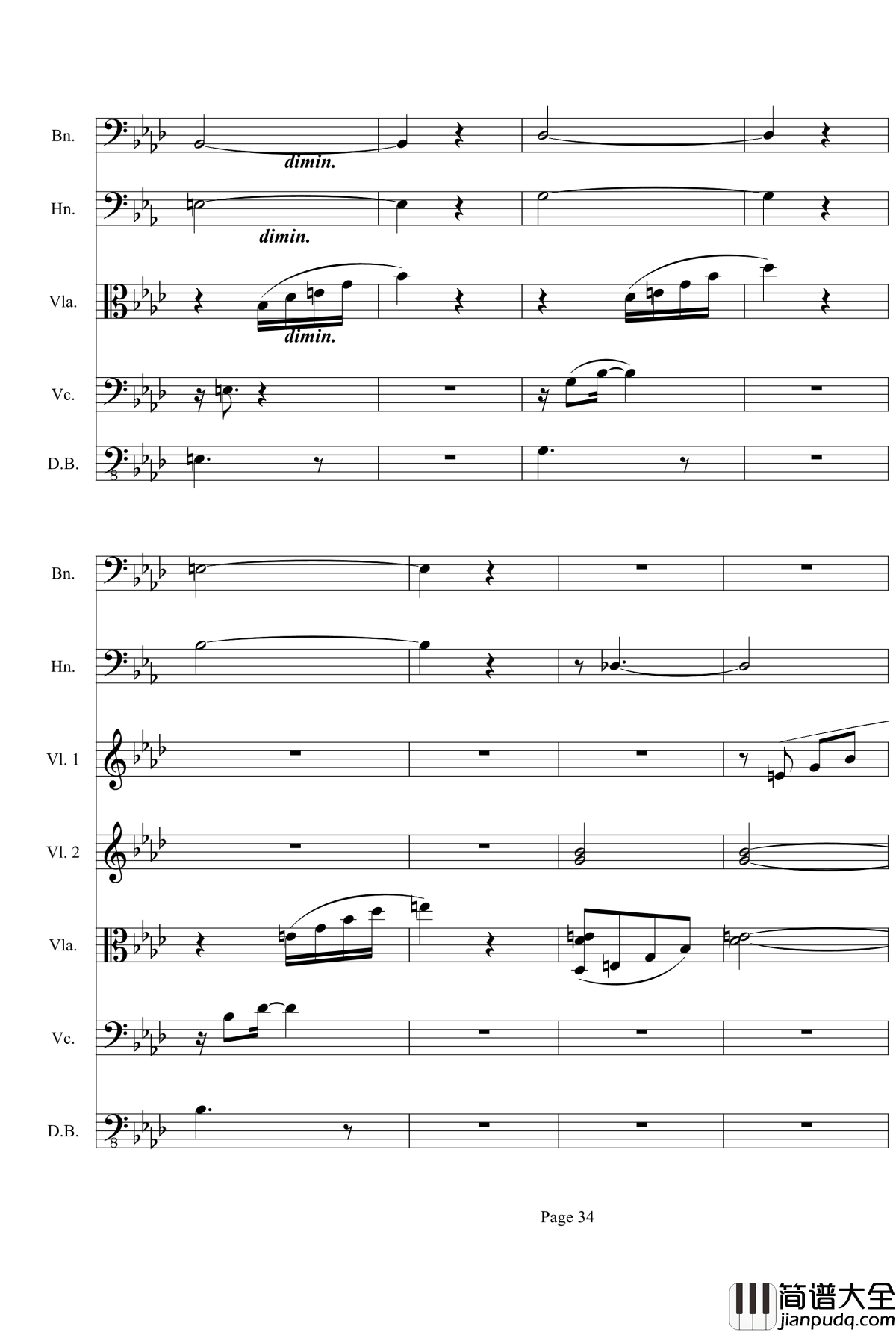奏鸣曲之交响第23首Ⅲ钢琴谱__贝多芬_beethoven