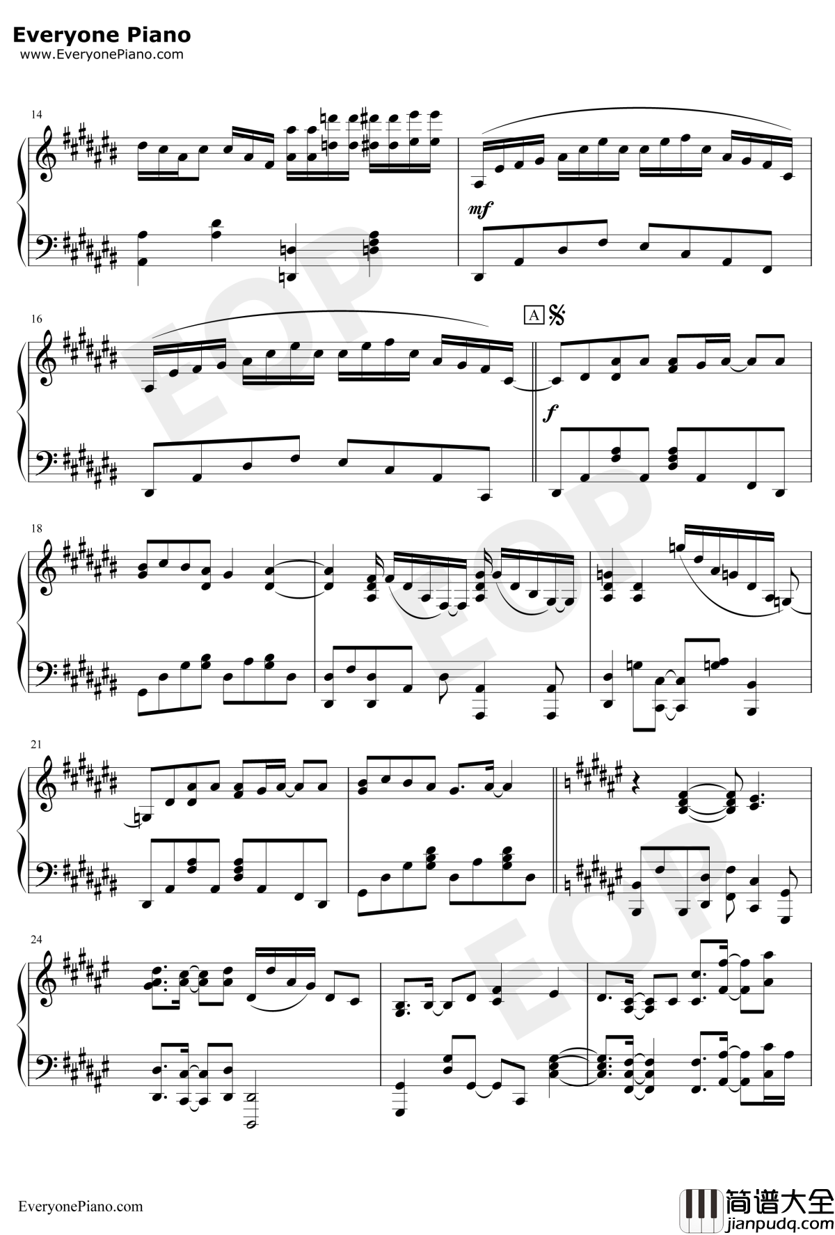 Synchrogazer钢琴谱_水树奈々_战姫绝唱