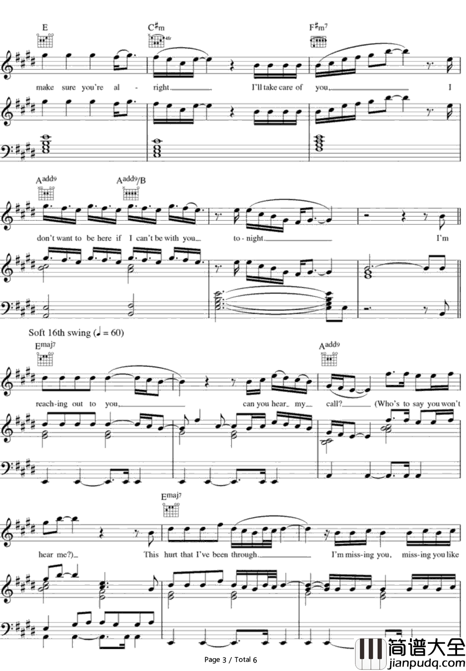 Lay_Me_Down钢琴谱_Sam_Smith