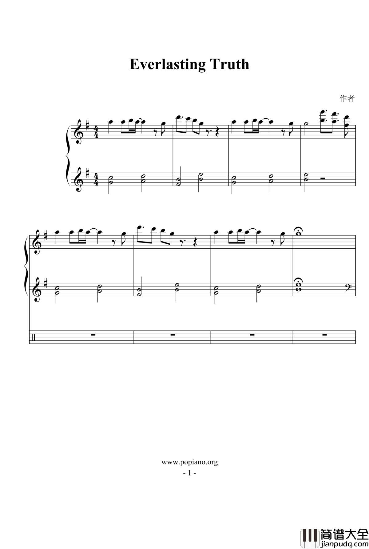Everlasting_truth钢琴谱_Re_Plus