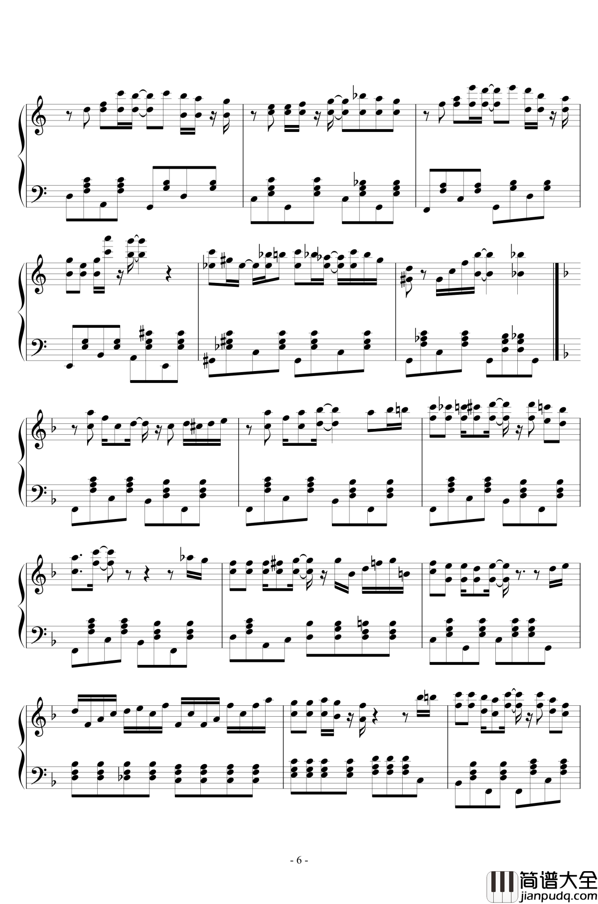Route_1_Ragtime钢琴谱_精灵宝可梦