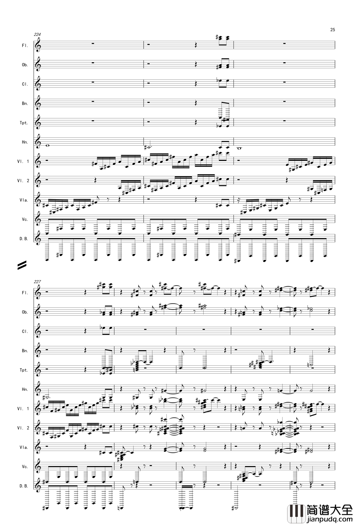 奏鸣曲之交响第14首Ⅲ钢琴谱_贝多芬_beethoven