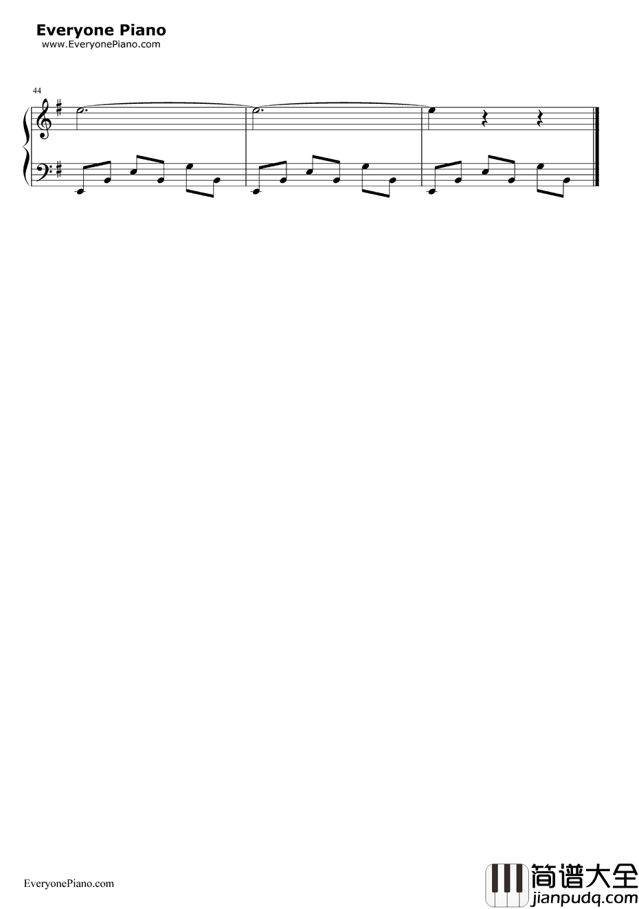 欢颜钢琴谱_齐豫_欢颜主题曲
